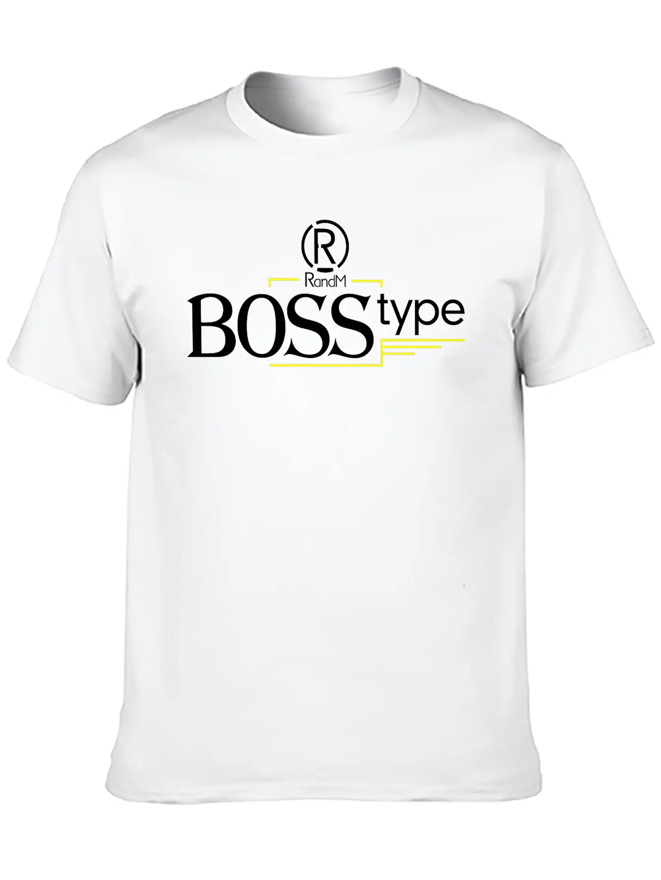 (R)andM BOSS Type Timeless Short Sleeve Tee – Comfy And Minimalist Design