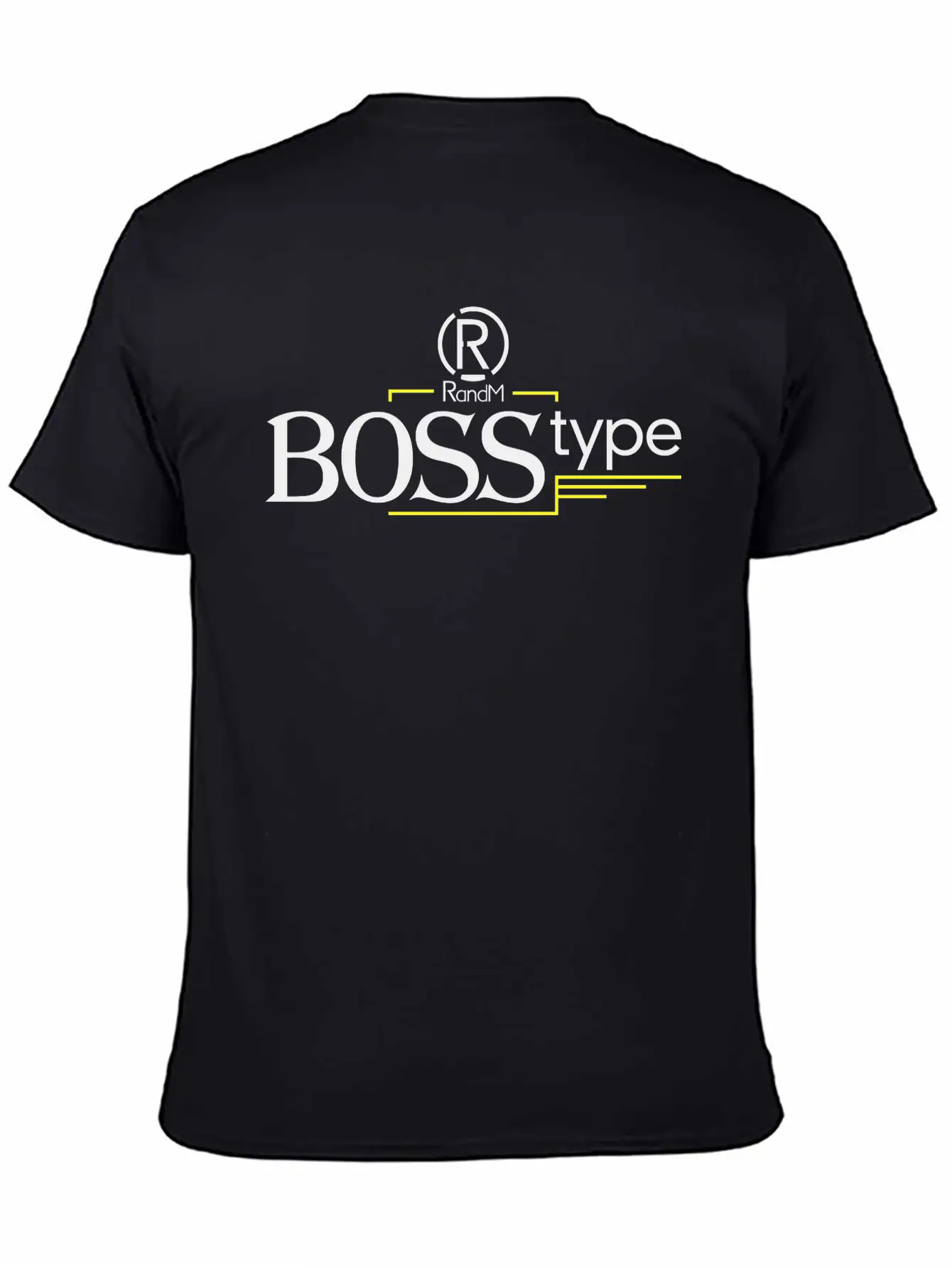 (R)andM BOSS Type Timeless Short Sleeve Tee – Comfy And Minimalist Design