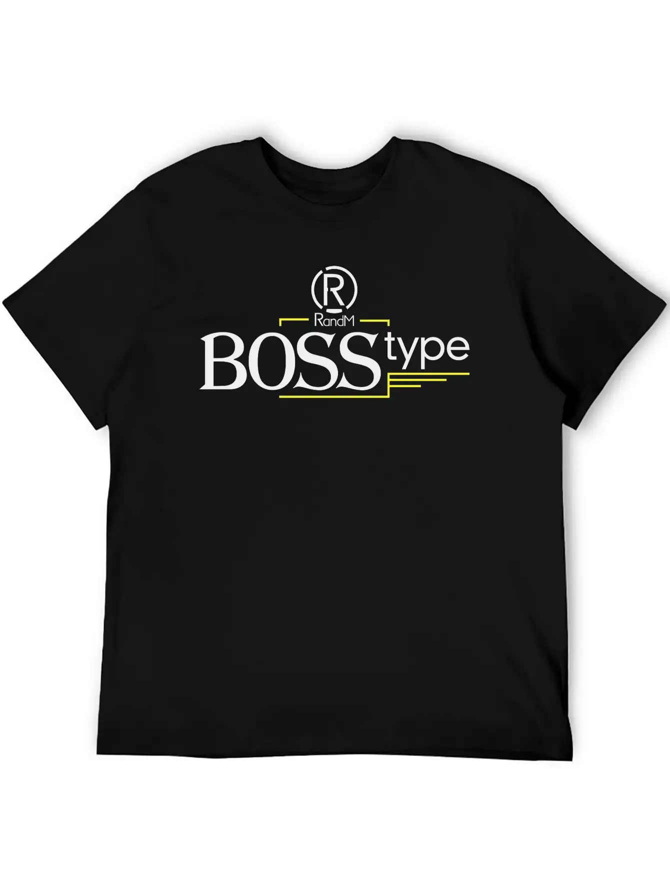 (R)andM BOSS Type Timeless Short Sleeve Tee – Comfy And Minimalist Design