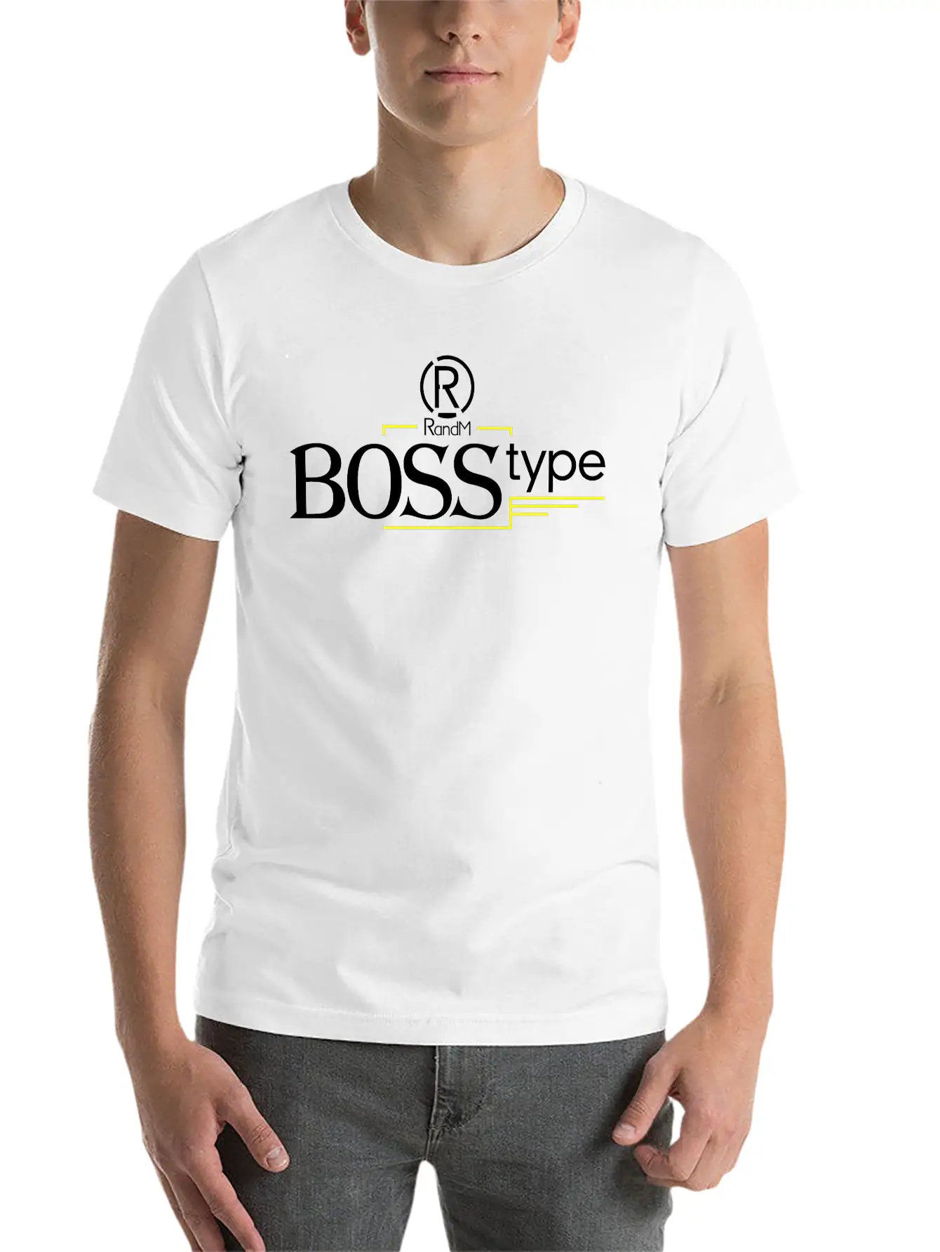 (R)andM BOSS Type Timeless Short Sleeve Tee – Comfy And Minimalist Design