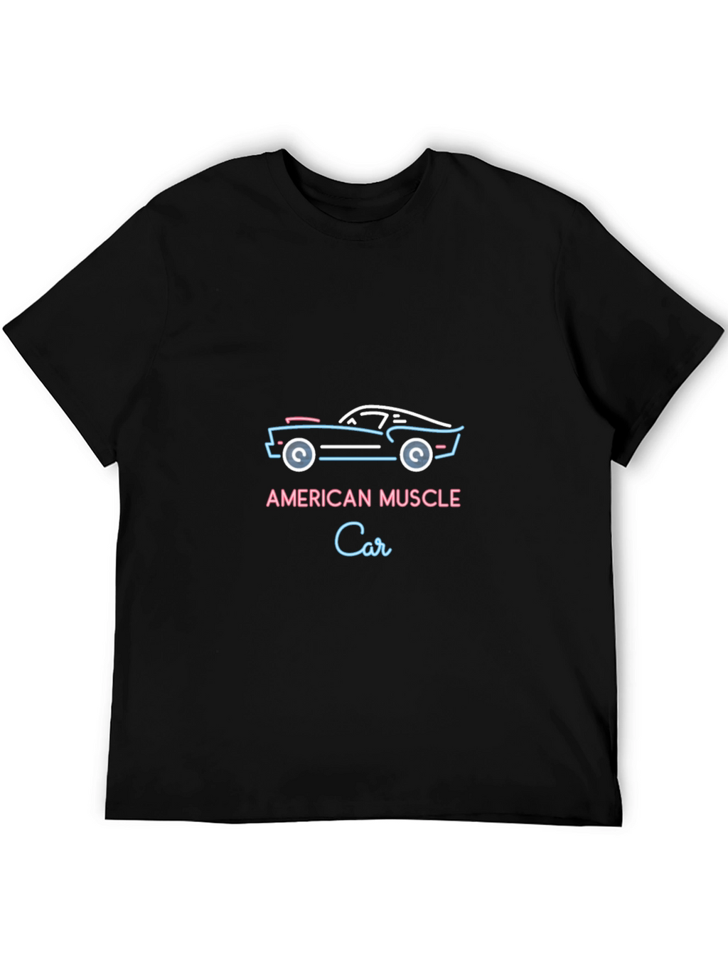 American Muscle Car Neon T-Shirt