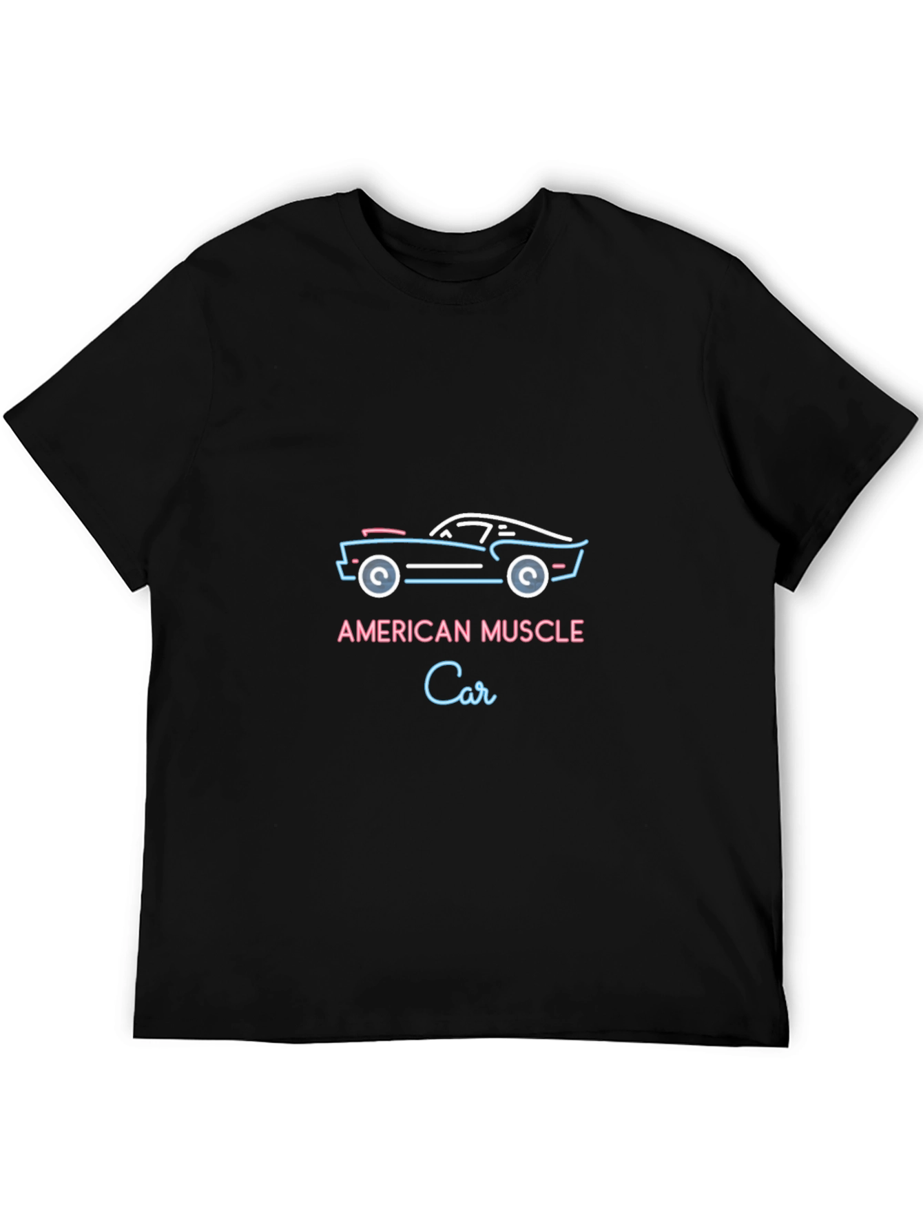 American Muscle Car Neon T-Shirt
