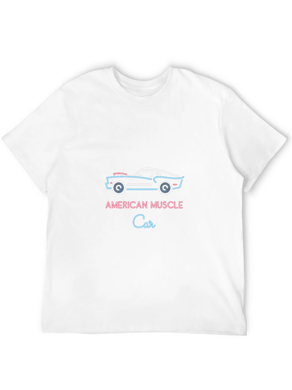 American Muscle Car Neon T-Shirt