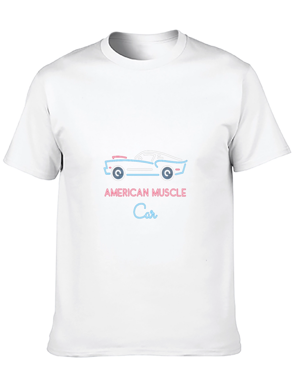 American Muscle Car Neon T-Shirt
