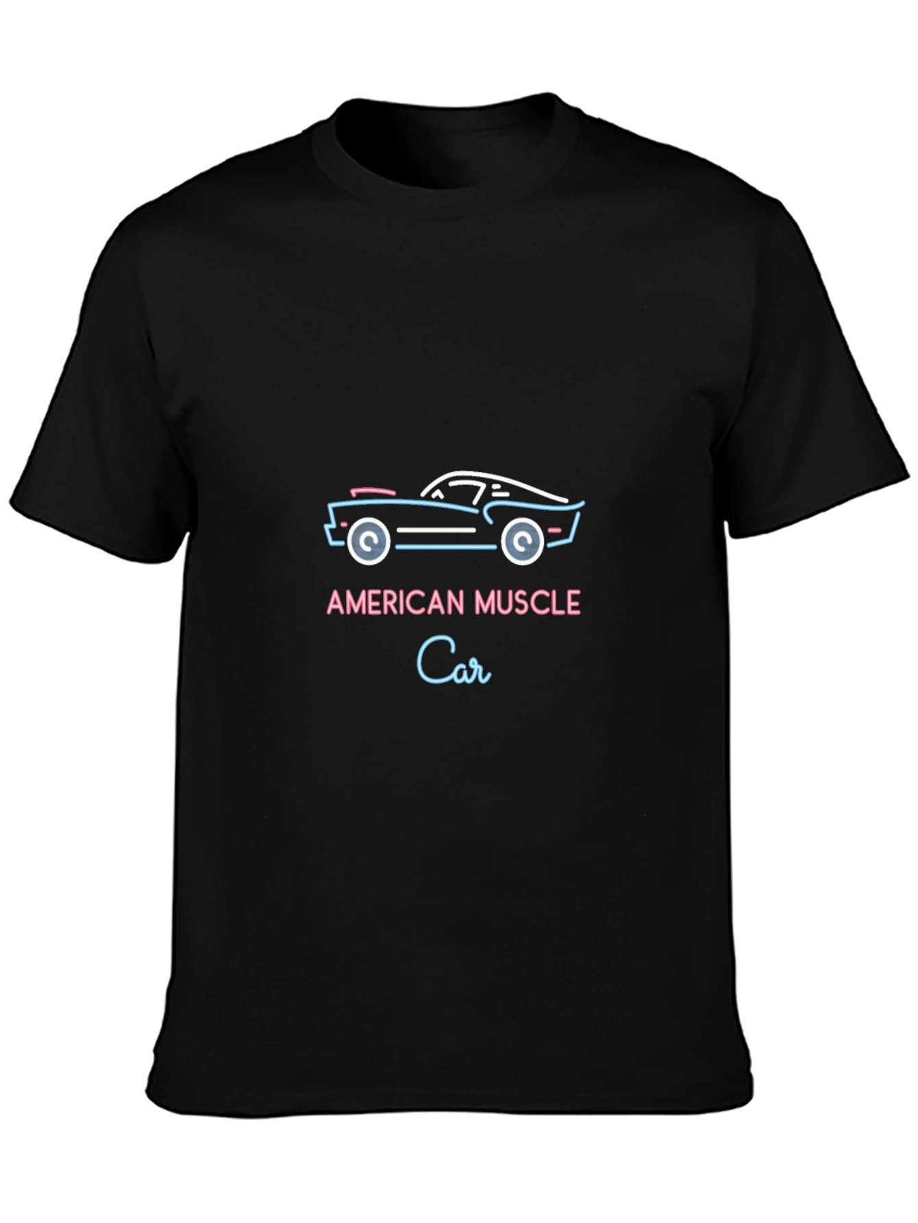 American Muscle Car Neon T-Shirt