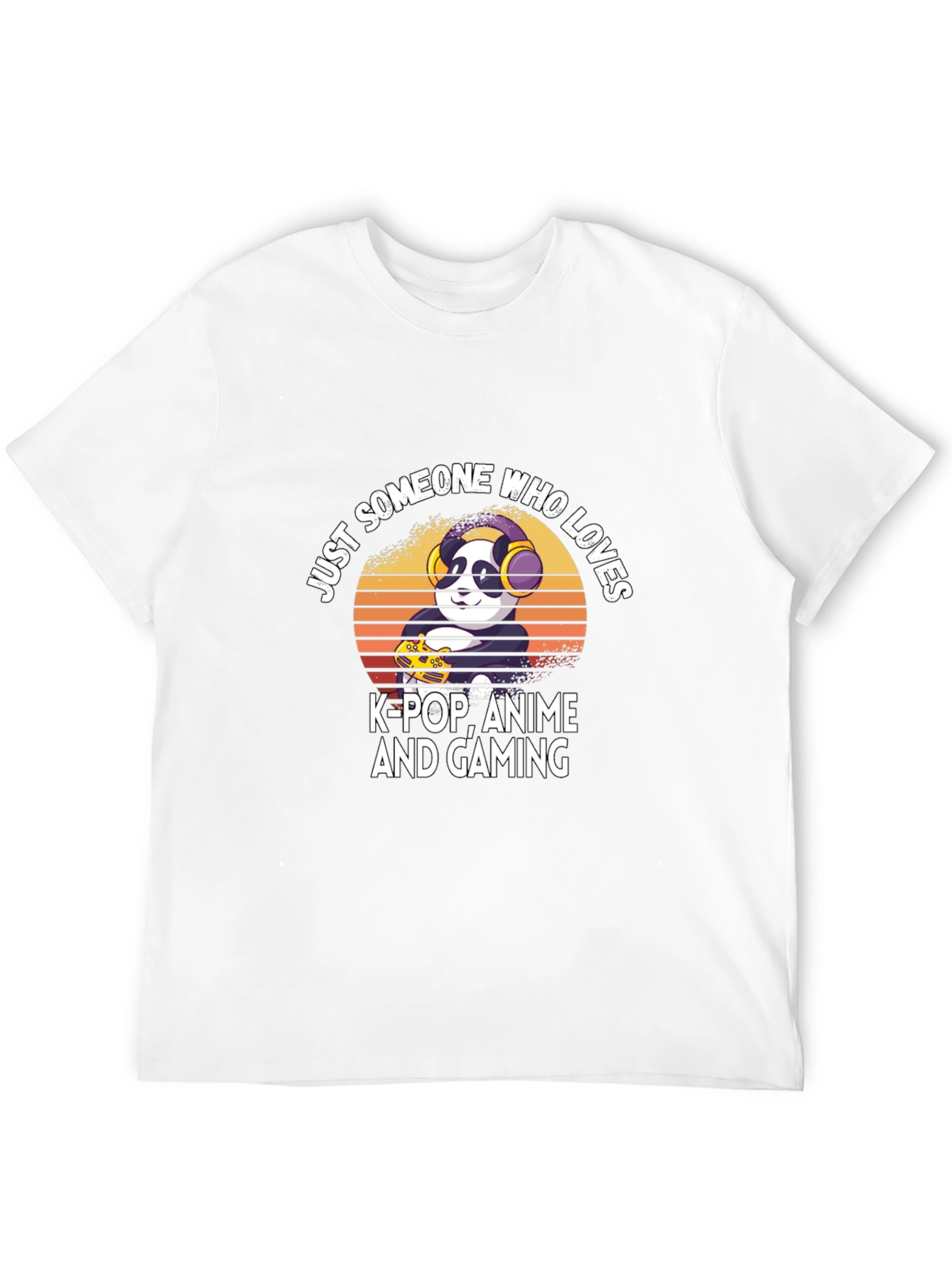Anime Gamer Panda T-Shirt - K-Pop Fan Tee