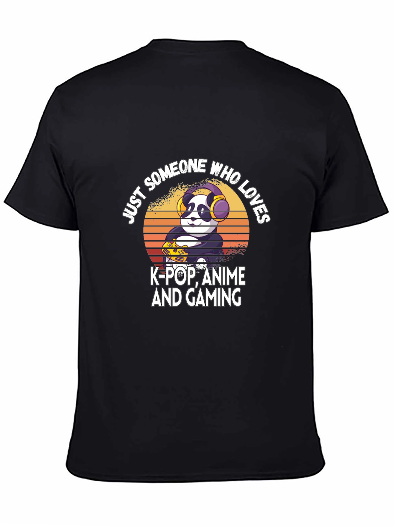Anime Gamer Panda T-Shirt - K-Pop Fan Tee