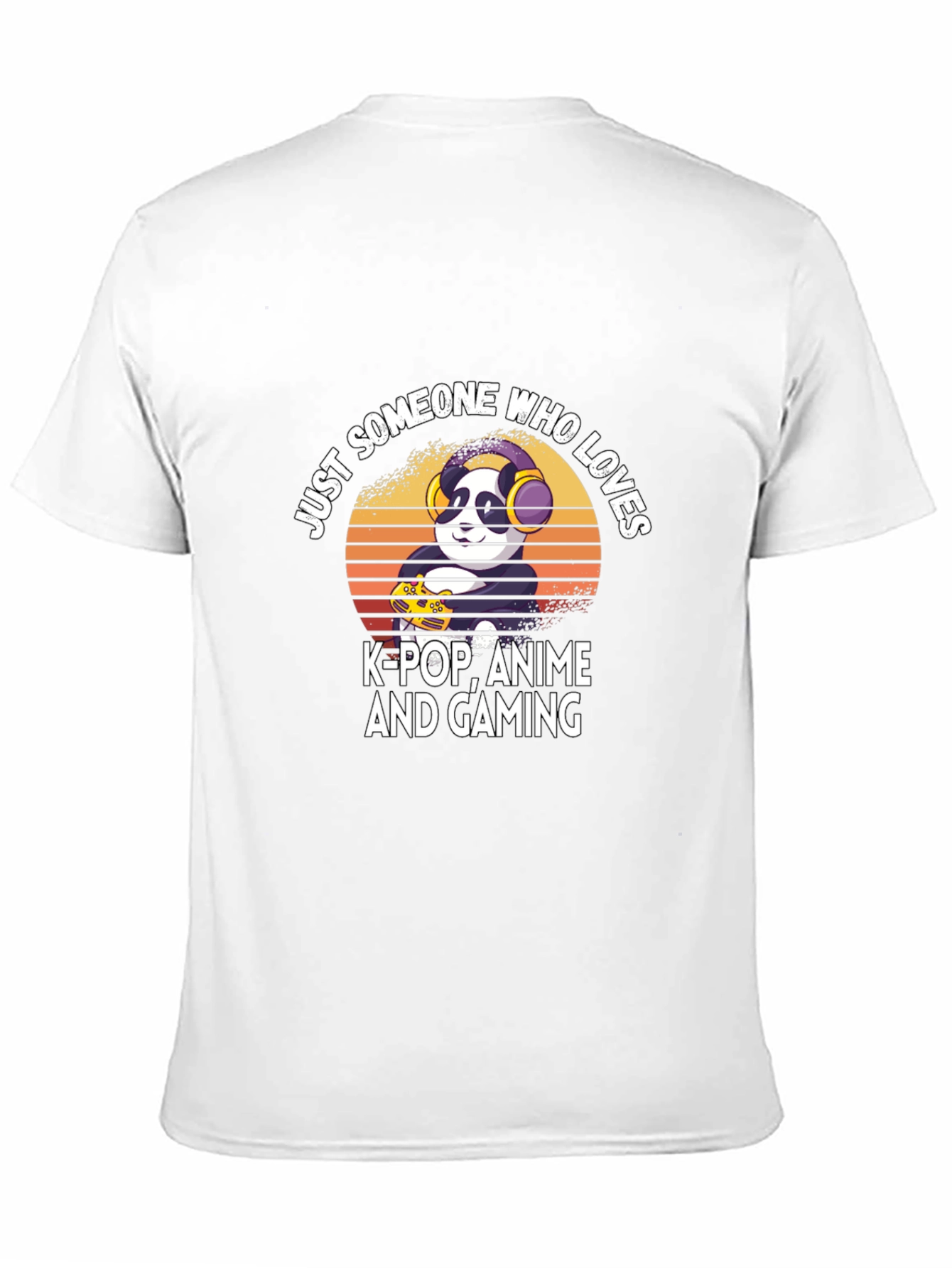 Anime Gamer Panda T-Shirt - K-Pop Fan Tee