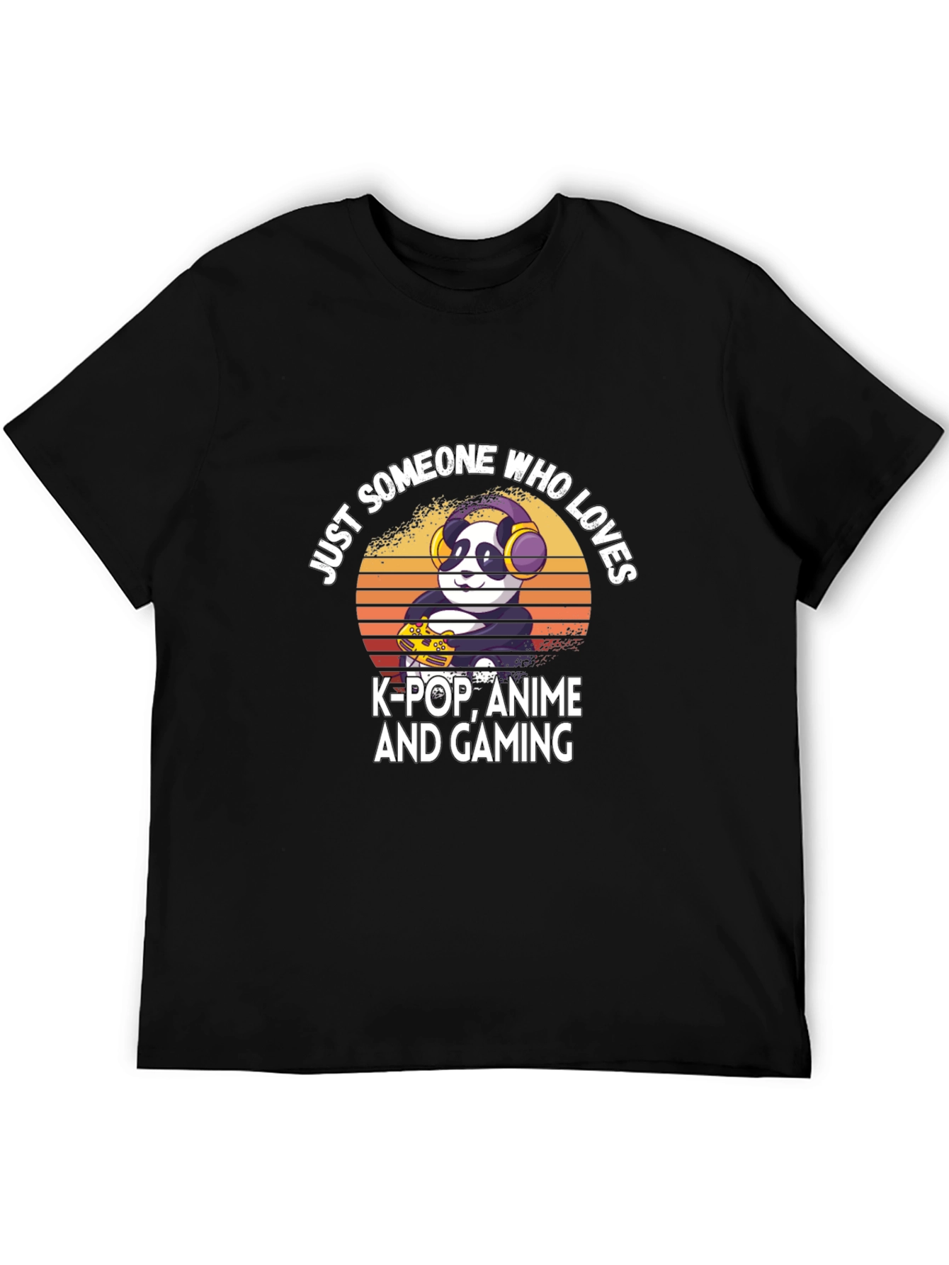 Anime Gamer Panda T-Shirt - K-Pop Fan Tee