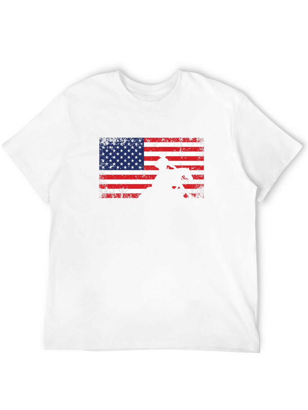 American Cowboy T-Shirt: Patriotic Rodeo Style