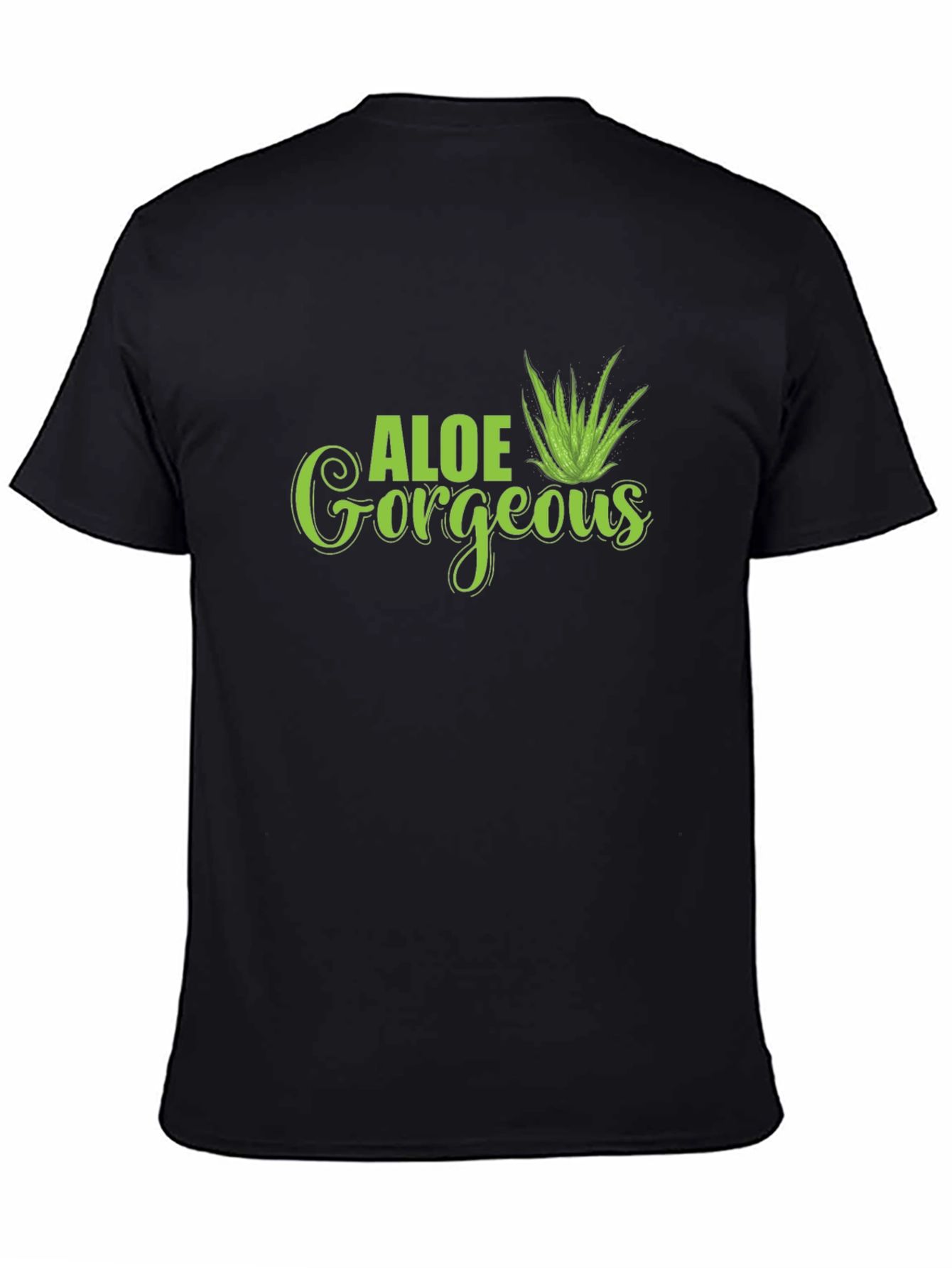 Aloe Gorgeous Black T-Shirt - Stylish & Comfortable