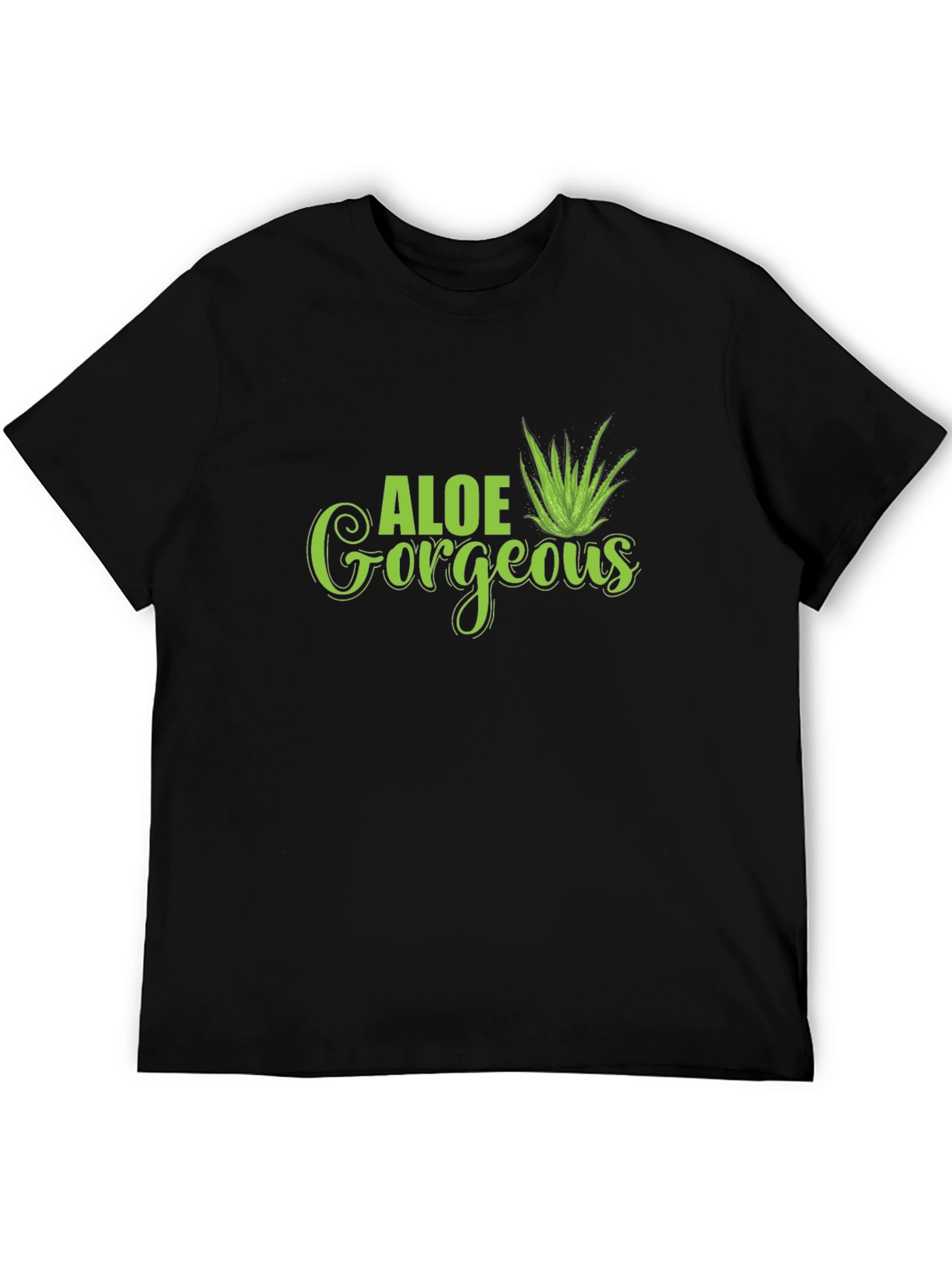 Aloe Gorgeous Black T-Shirt - Stylish & Comfortable
