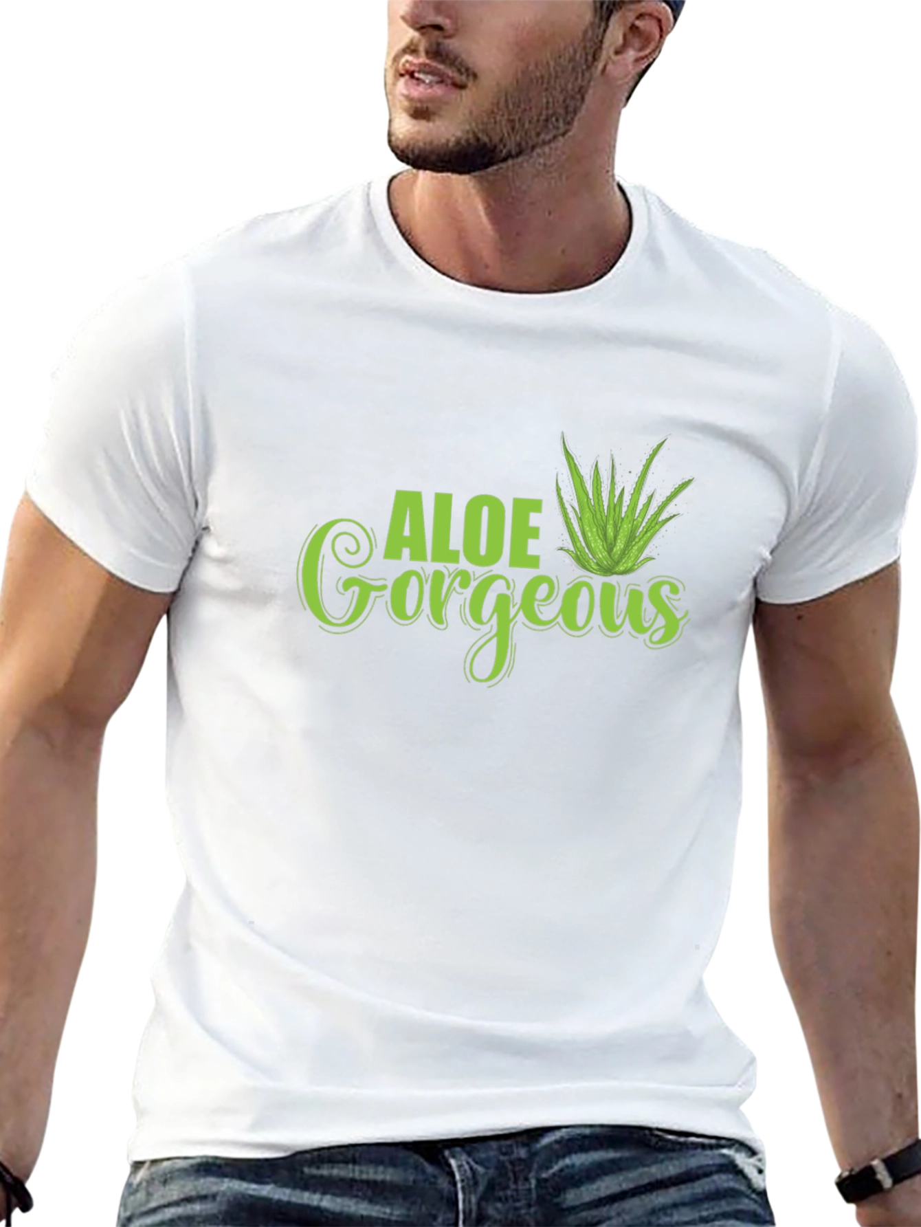 Aloe Gorgeous Black T-Shirt - Stylish & Comfortable