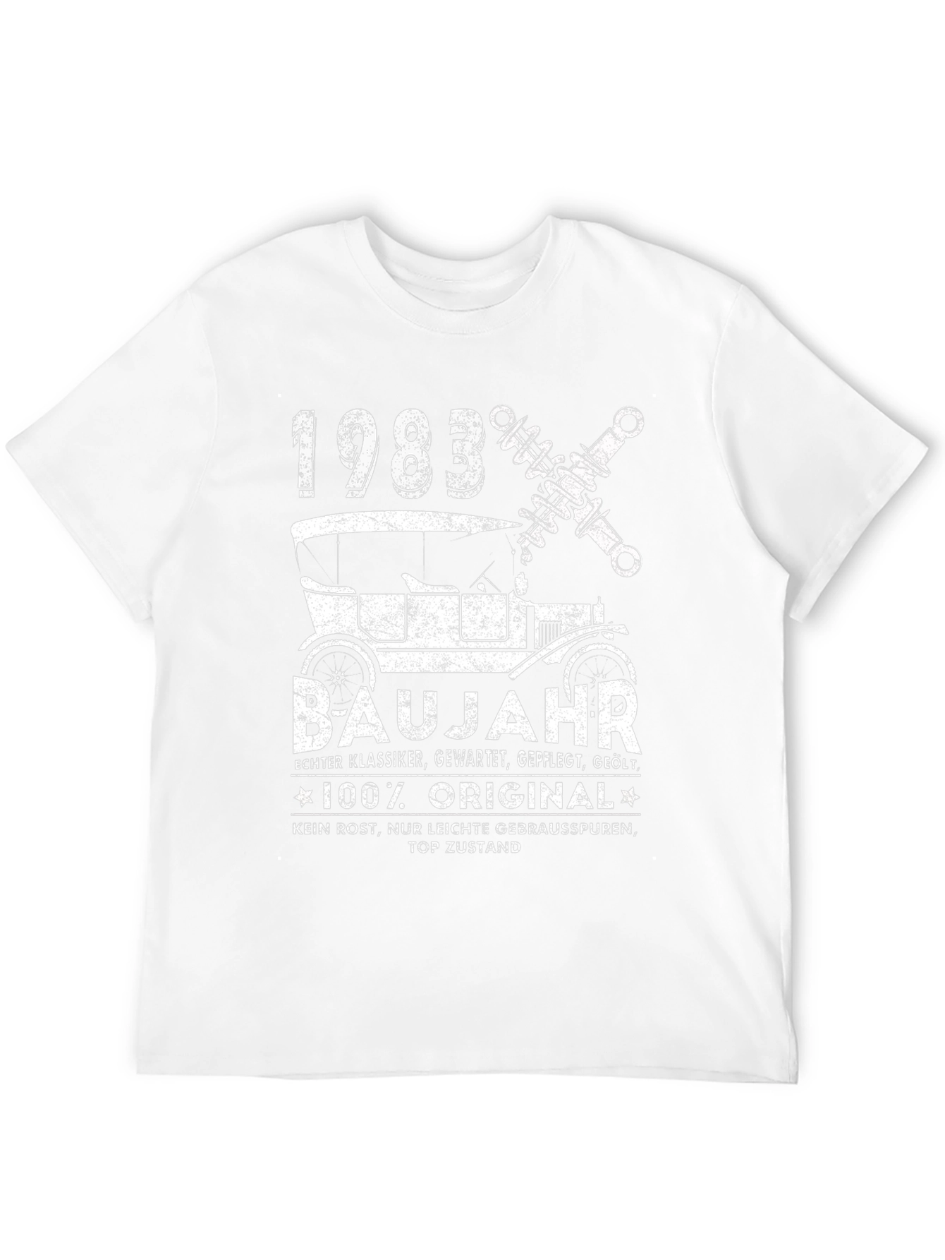 1983 Car Enthusiast T-Shirt - Classic Car Design