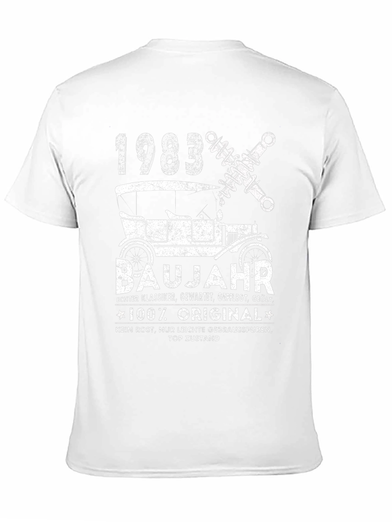 1983 Car Enthusiast T-Shirt - Classic Car Design