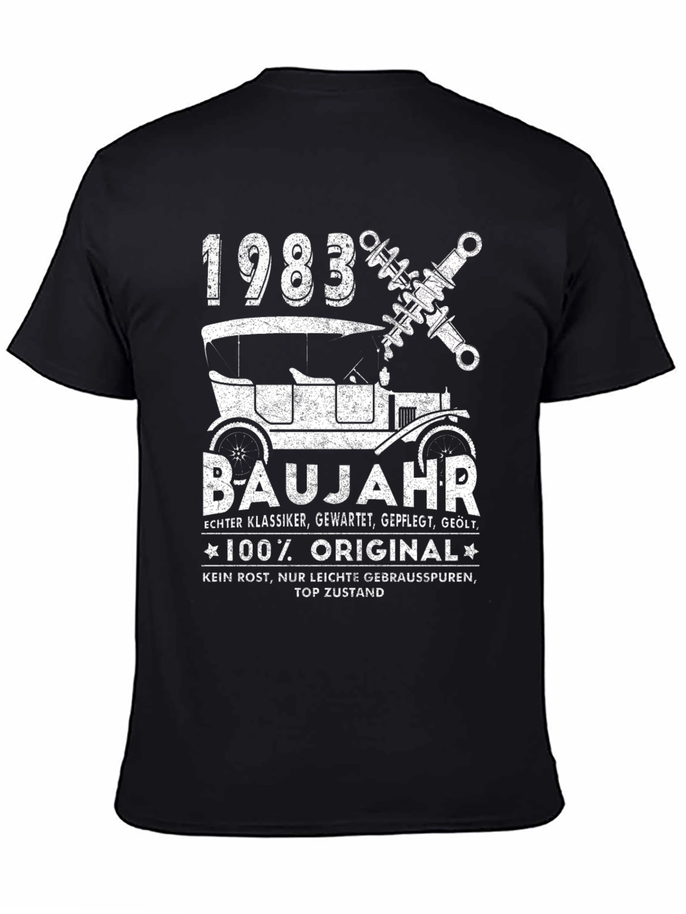 1983 Car Enthusiast T-Shirt - Classic Car Design
