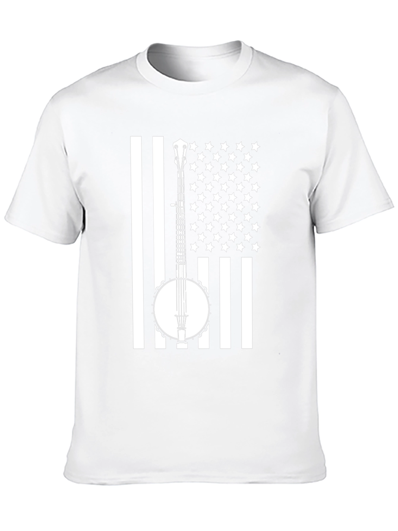 American Banjo Flag T-Shirt