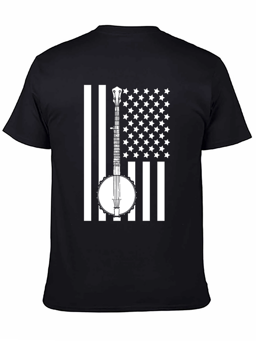 American Banjo Flag T-Shirt