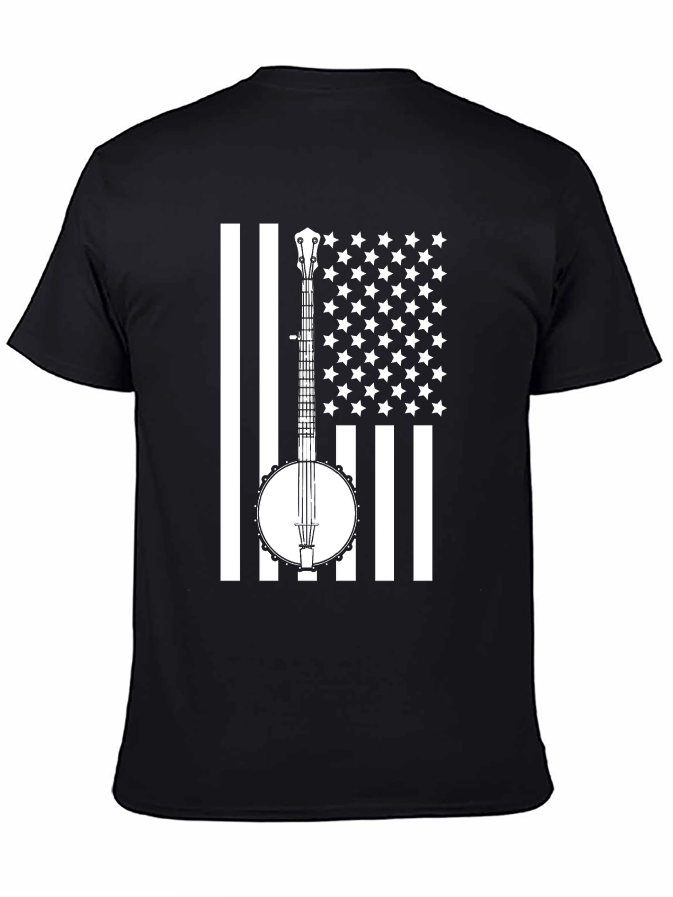 American Banjo Flag T-Shirt