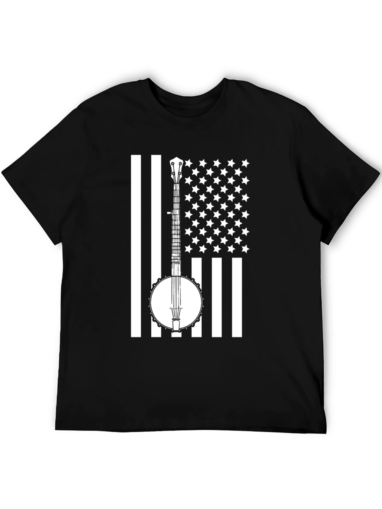American Banjo Flag T-Shirt