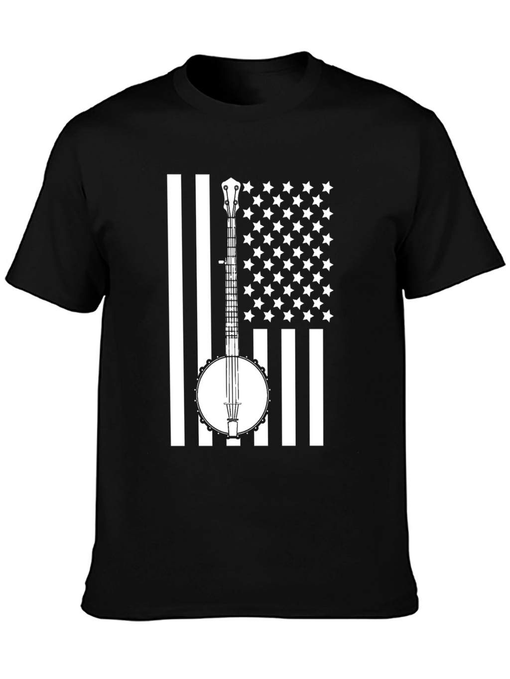 American Banjo Flag T-Shirt