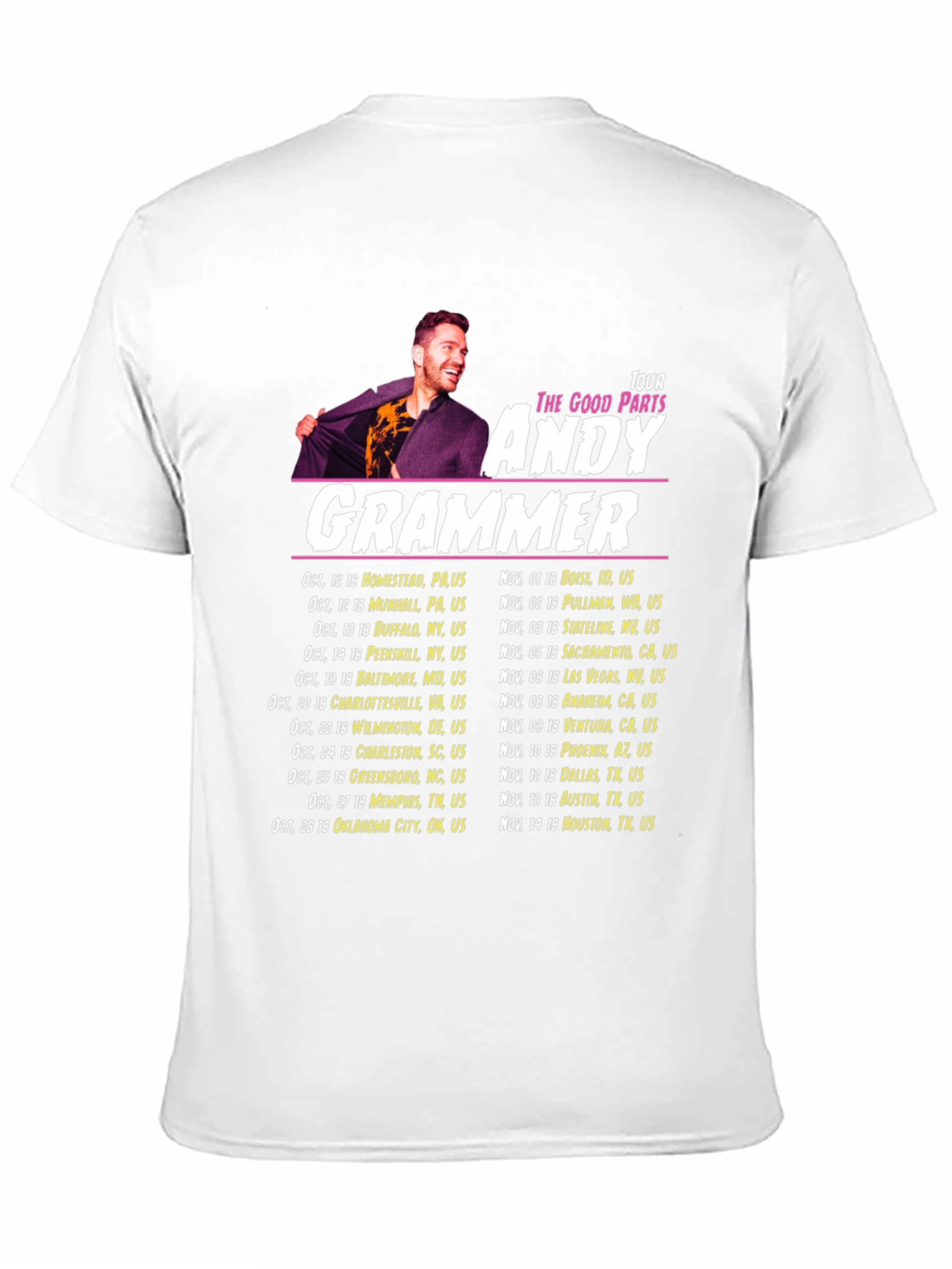Andy Grammer Tour T-Shirt - The Good Parts