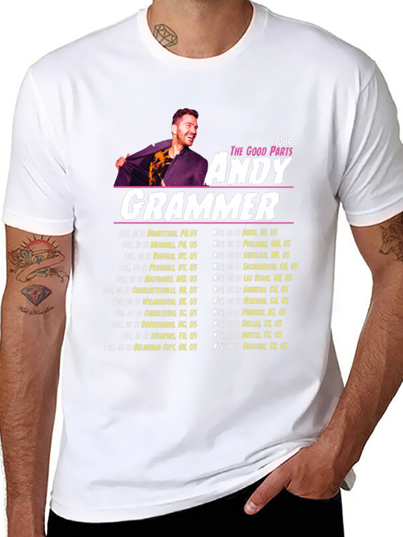 Andy Grammer Tour T-Shirt - The Good Parts