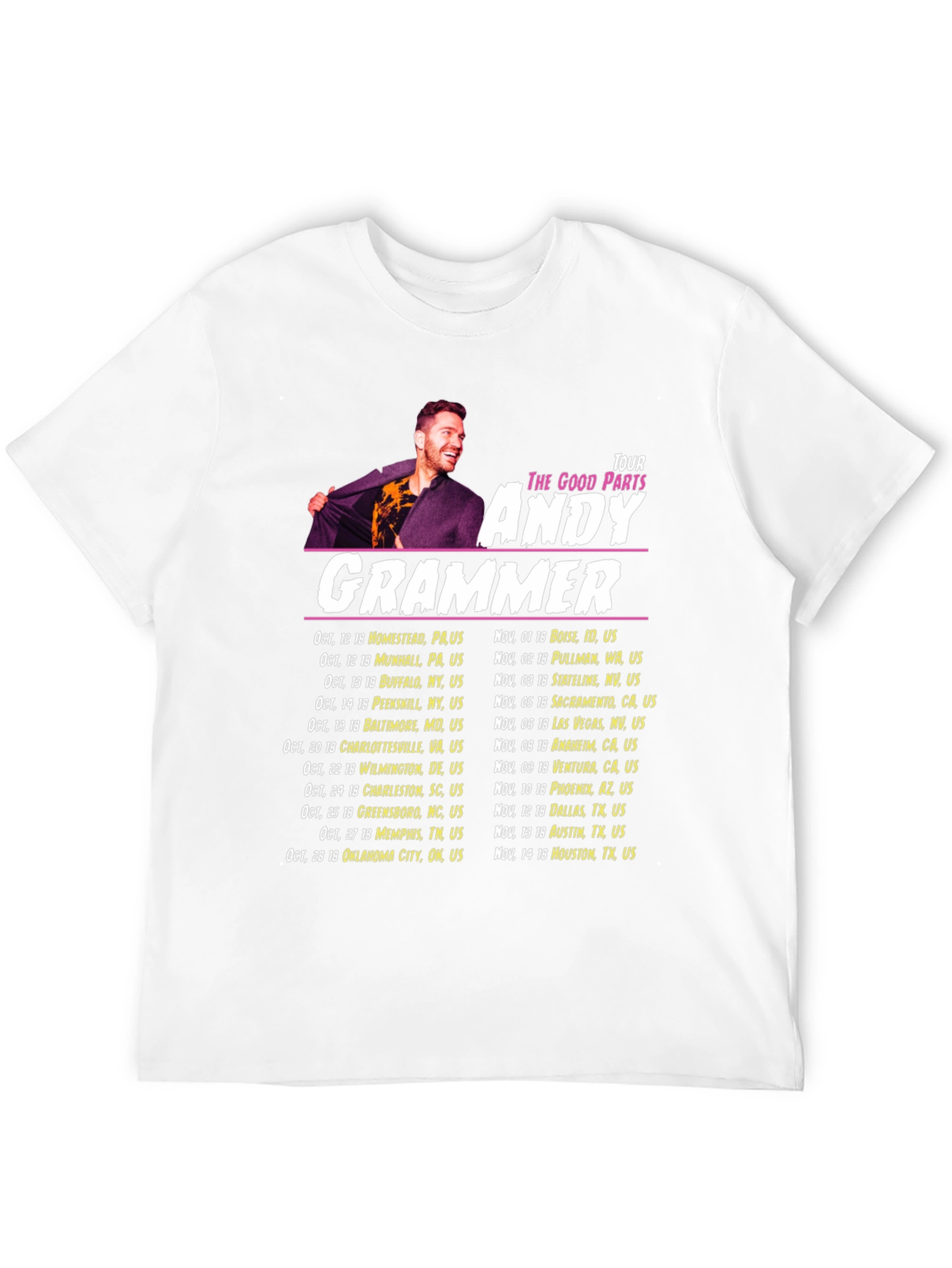 Andy Grammer Tour T-Shirt - The Good Parts