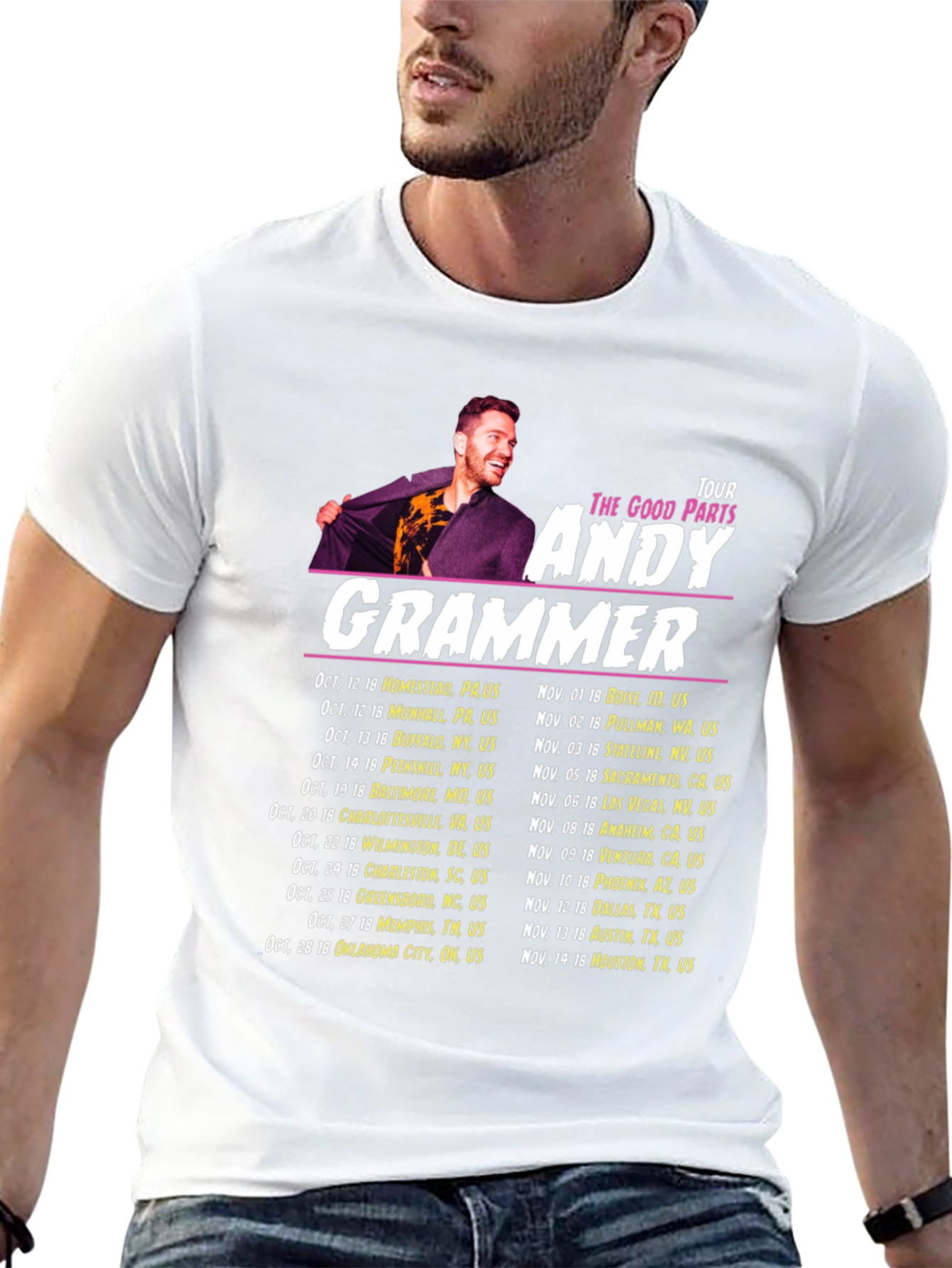 Andy Grammer Tour T-Shirt - The Good Parts