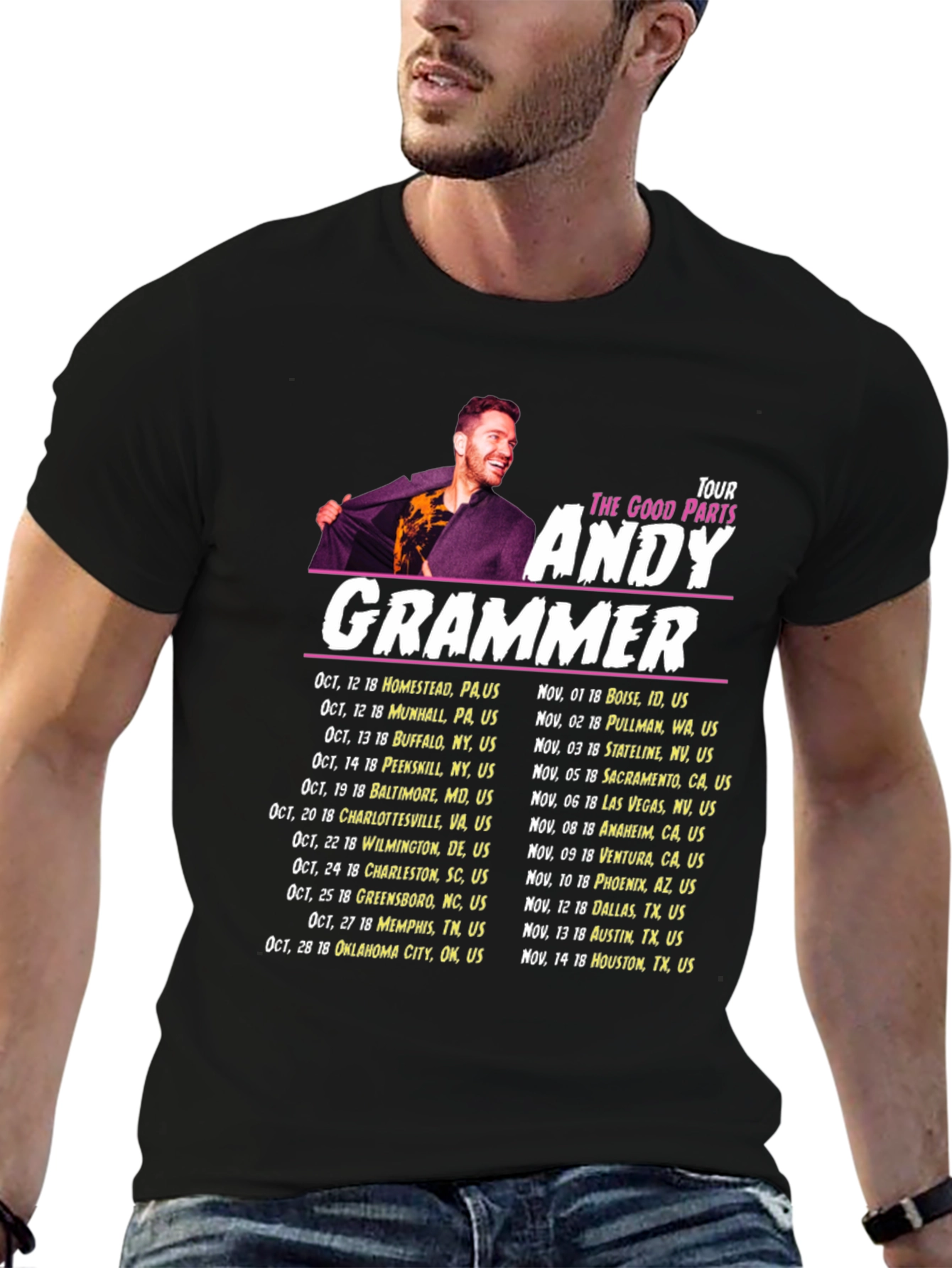 Andy Grammer Tour T-Shirt - The Good Parts