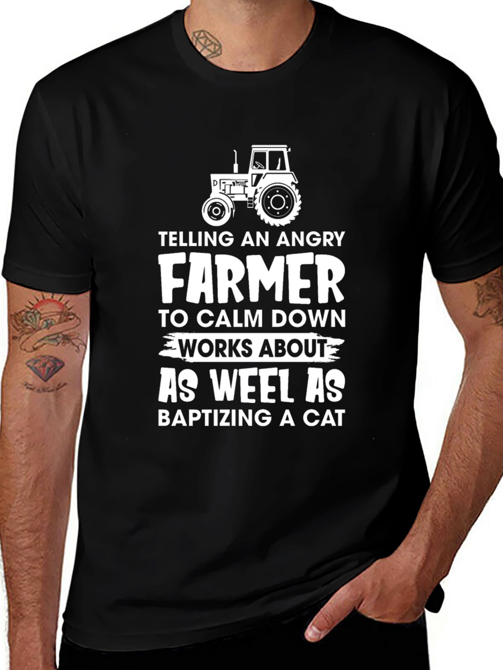 Angry Farmer Humor T-Shirt
