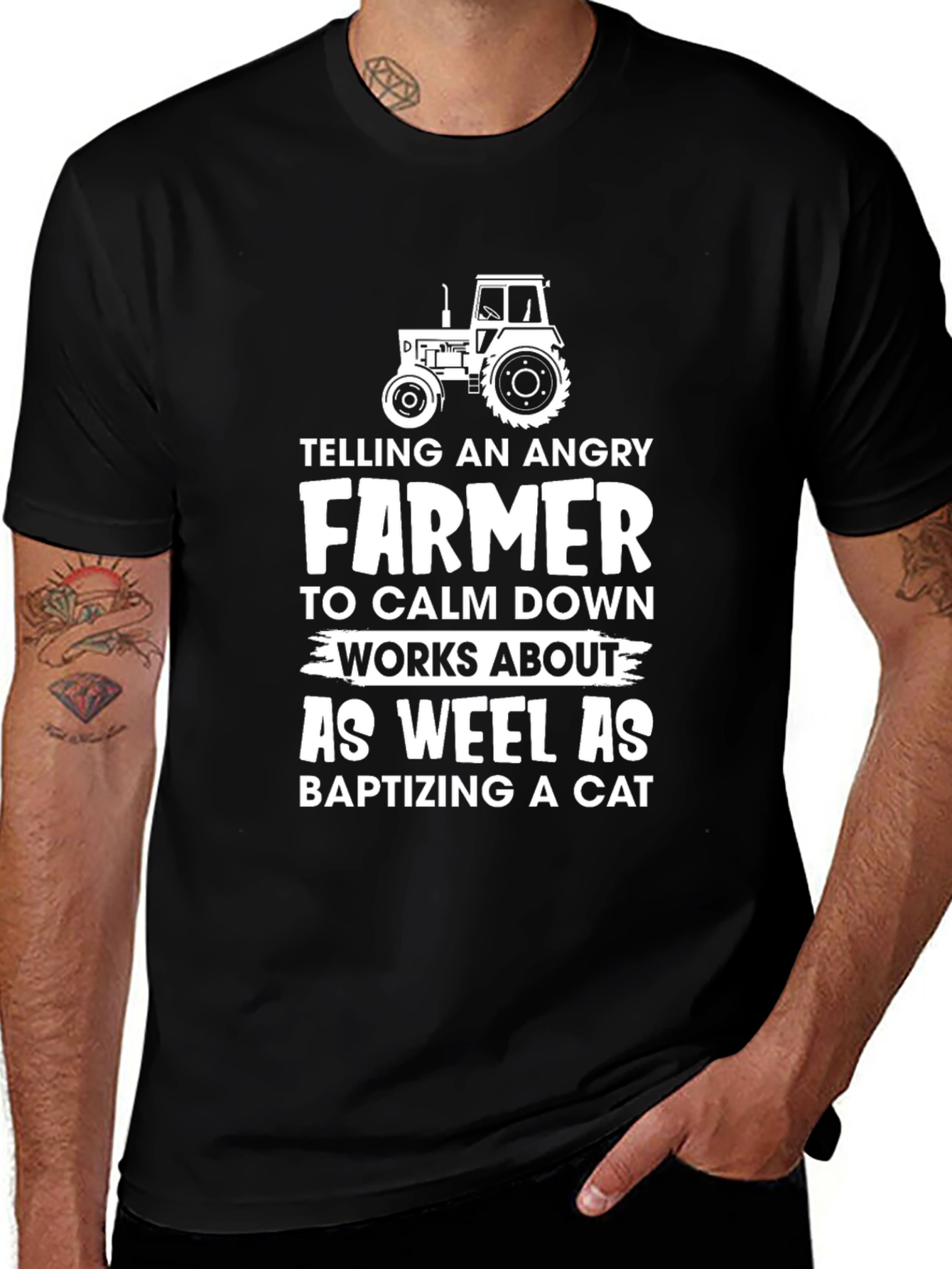 Angry Farmer Humor T-Shirt