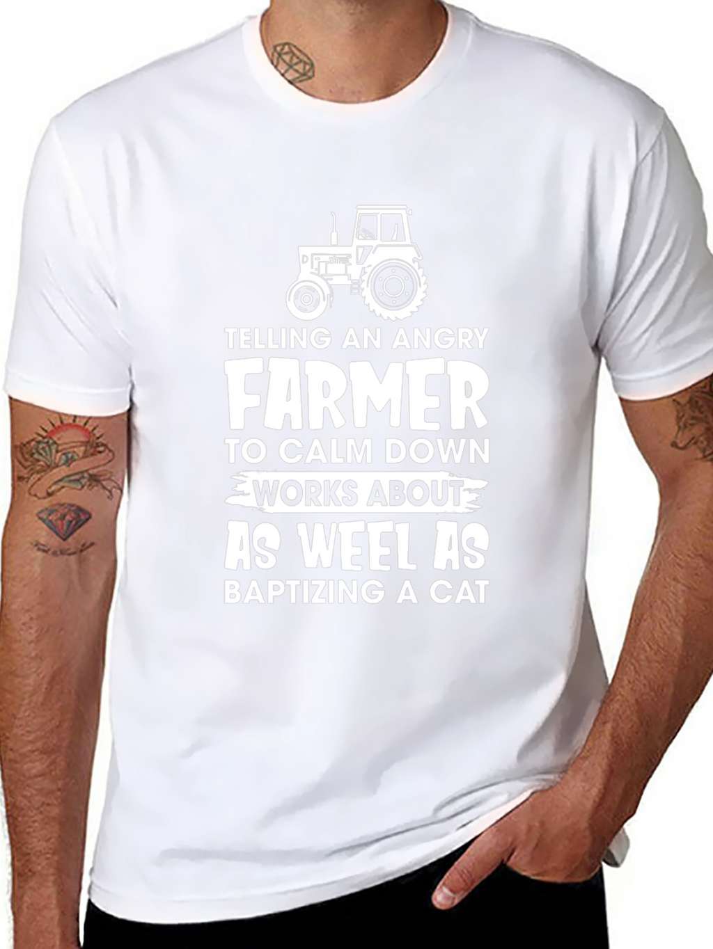 Angry Farmer Humor T-Shirt