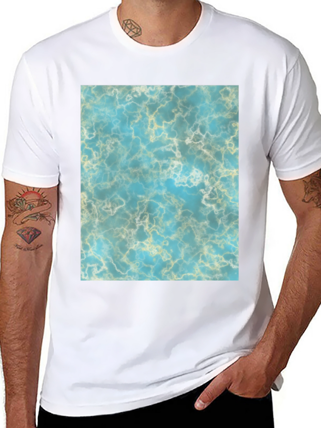 Abstract Water Marble T-Shirt