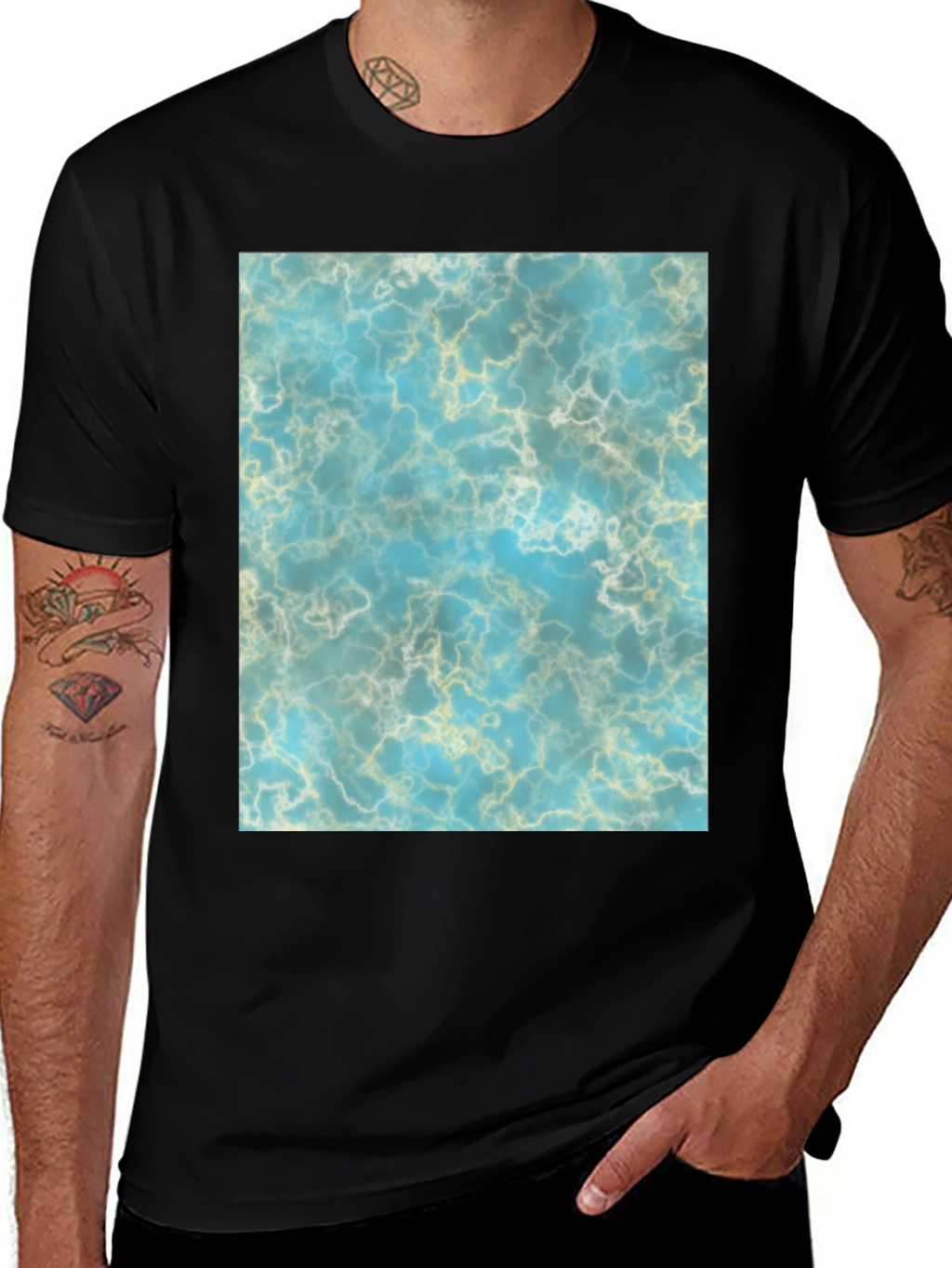 Abstract Water Marble T-Shirt