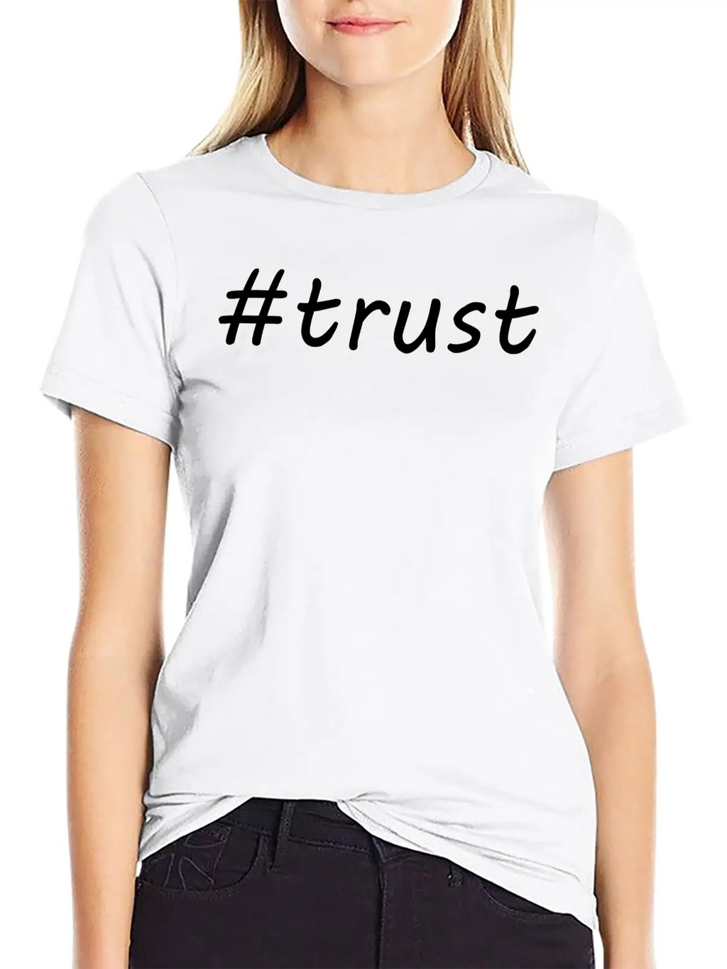 #trust Classic Fit Graphic Tee For Daily Comfort – Unisex Cotton Shirt