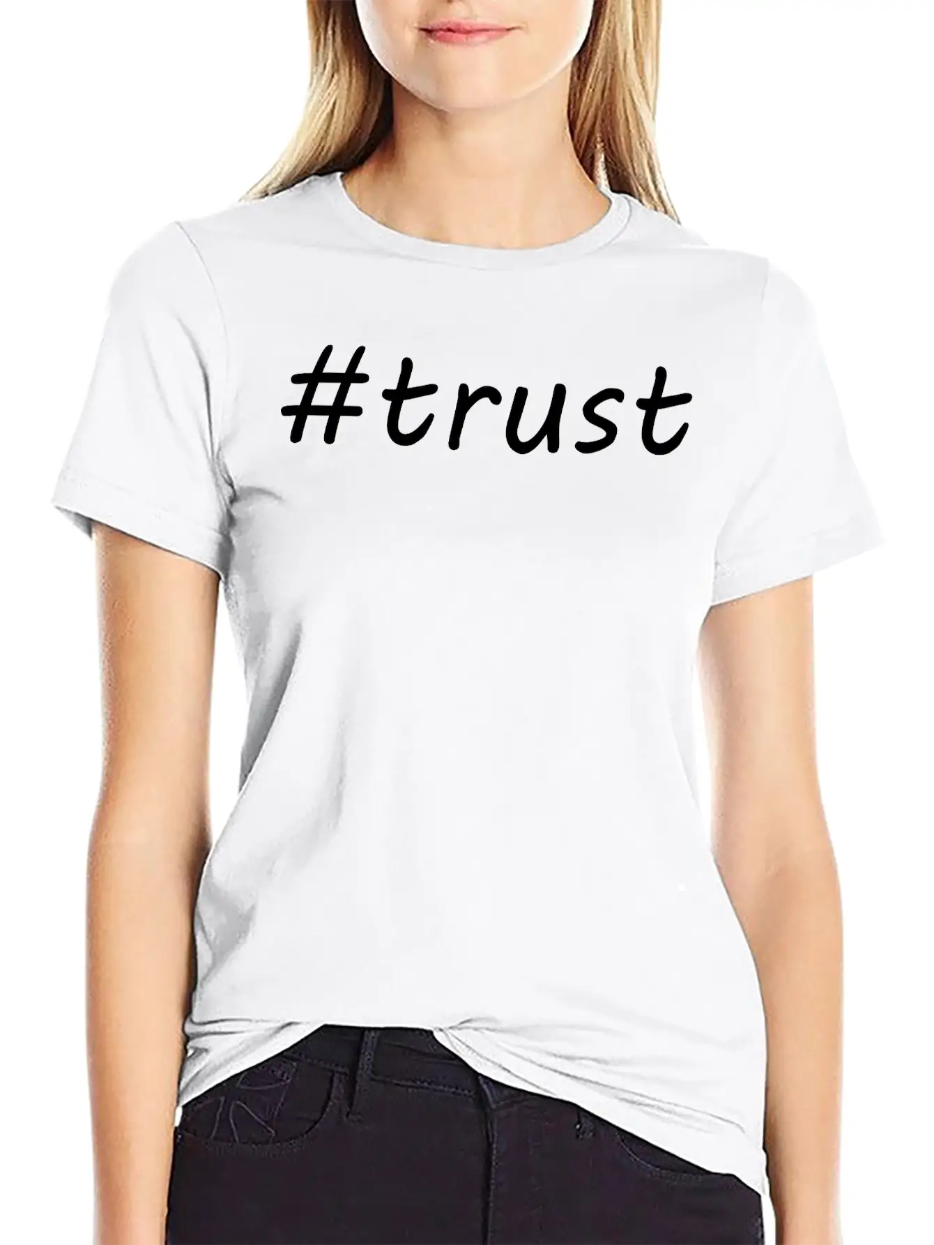 #trust Classic Fit Graphic Tee For Daily Comfort – Unisex Cotton Shirt