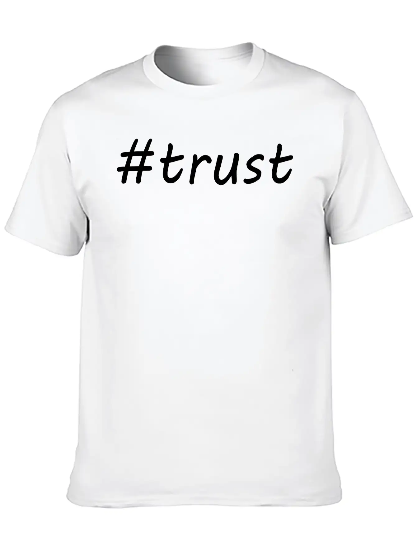 #trust Classic Fit Graphic Tee For Daily Comfort – Unisex Cotton Shirt