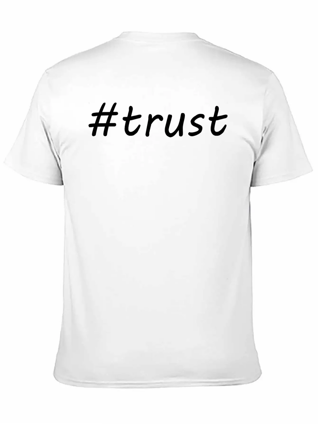 #trust Classic Fit Graphic Tee For Daily Comfort – Unisex Cotton Shirt