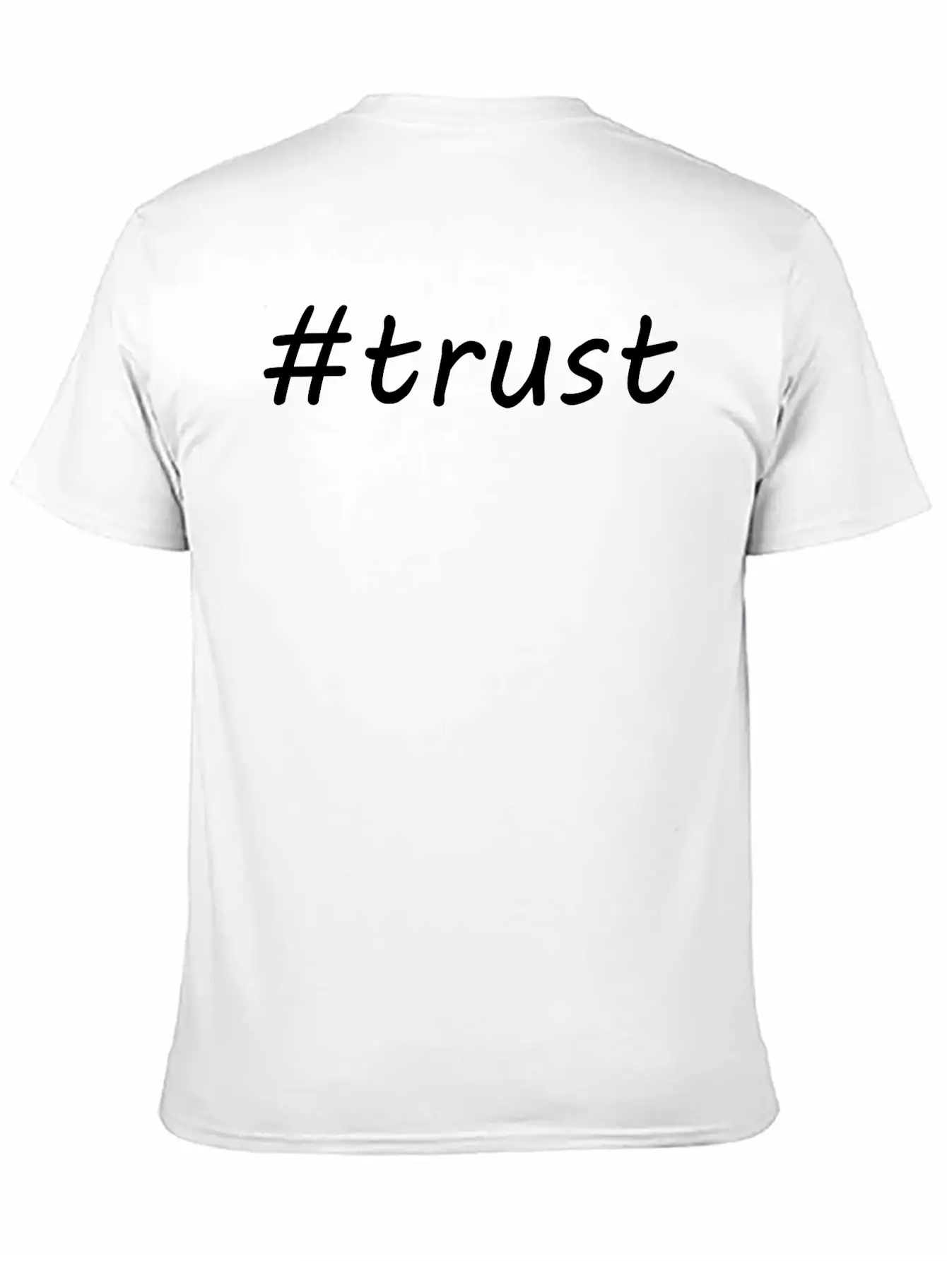 #trust Classic Fit Graphic Tee For Daily Comfort – Unisex Cotton Shirt