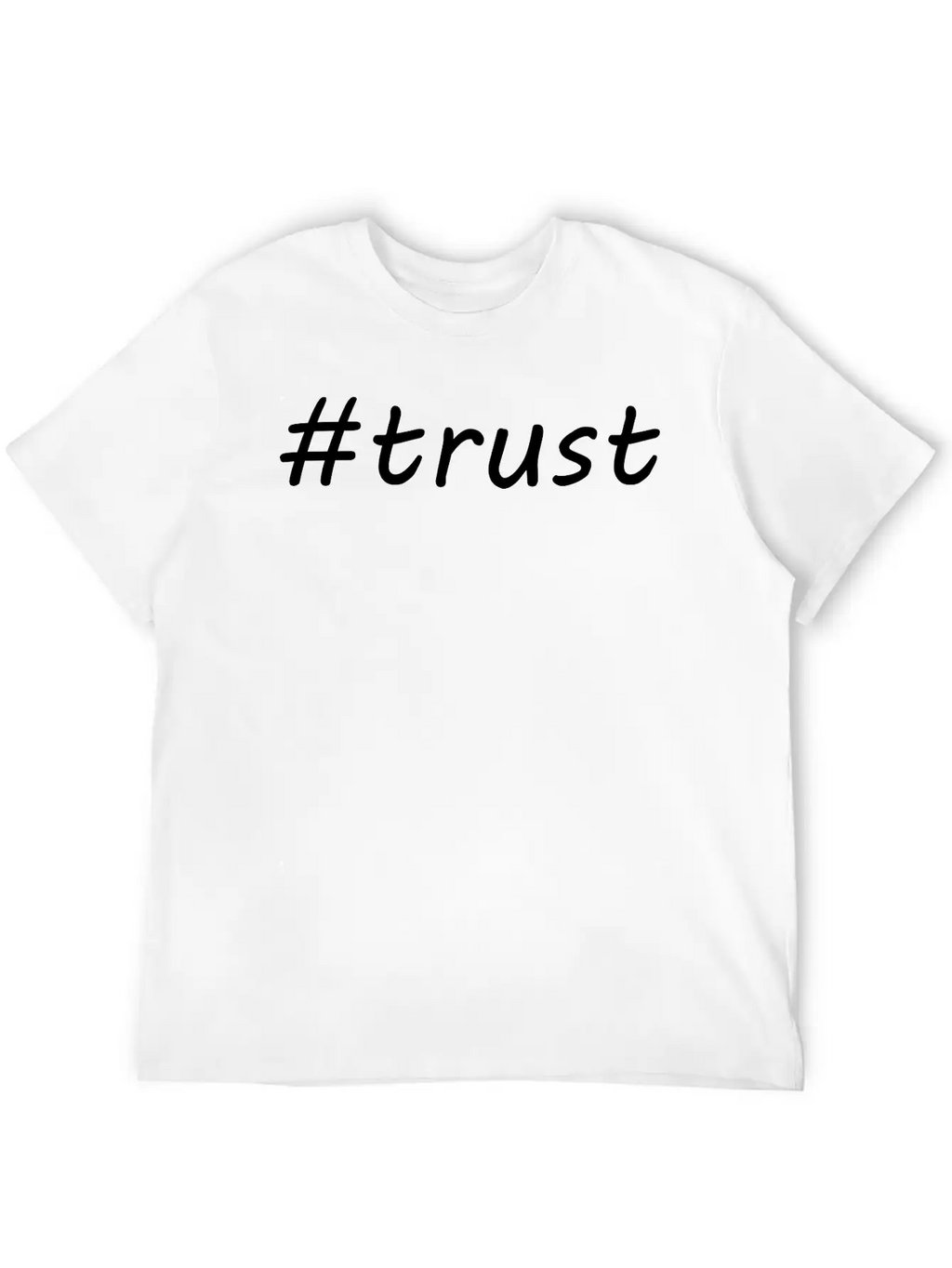 #trust Classic Fit Graphic Tee For Daily Comfort – Unisex Cotton Shirt