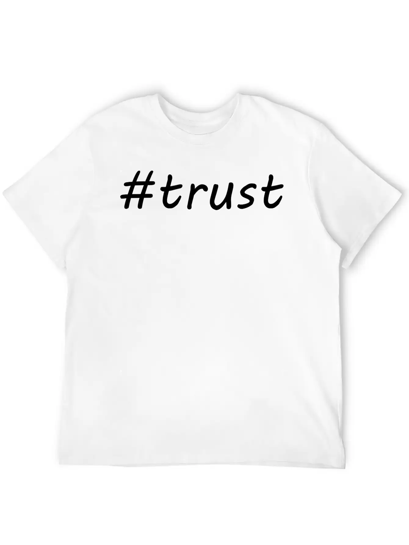 #trust Classic Fit Graphic Tee For Daily Comfort – Unisex Cotton Shirt