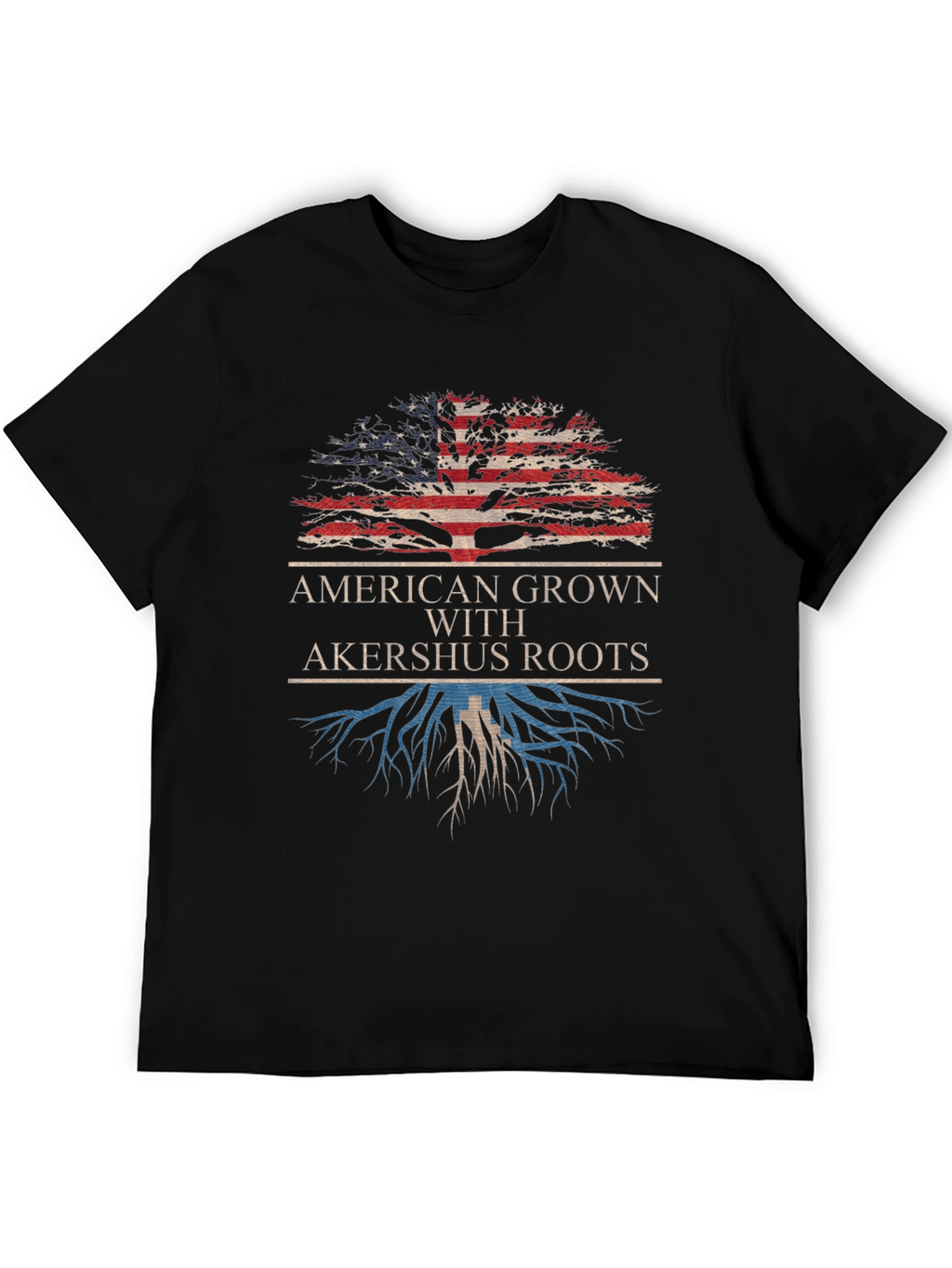 American Grown with Akershus Roots T-Shirt
