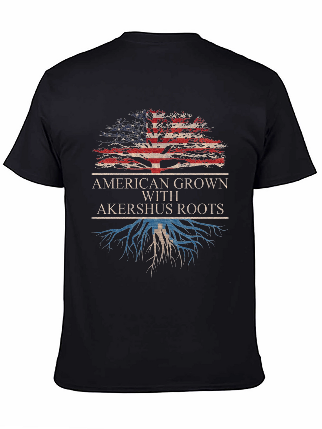 American Grown with Akershus Roots T-Shirt
