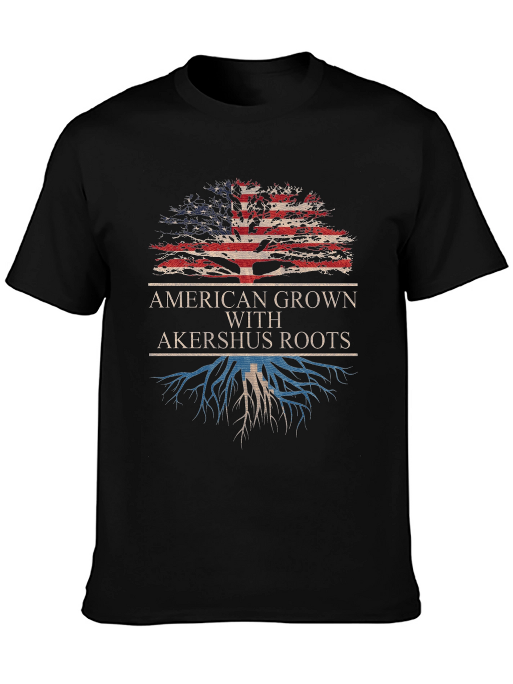 American Grown with Akershus Roots T-Shirt
