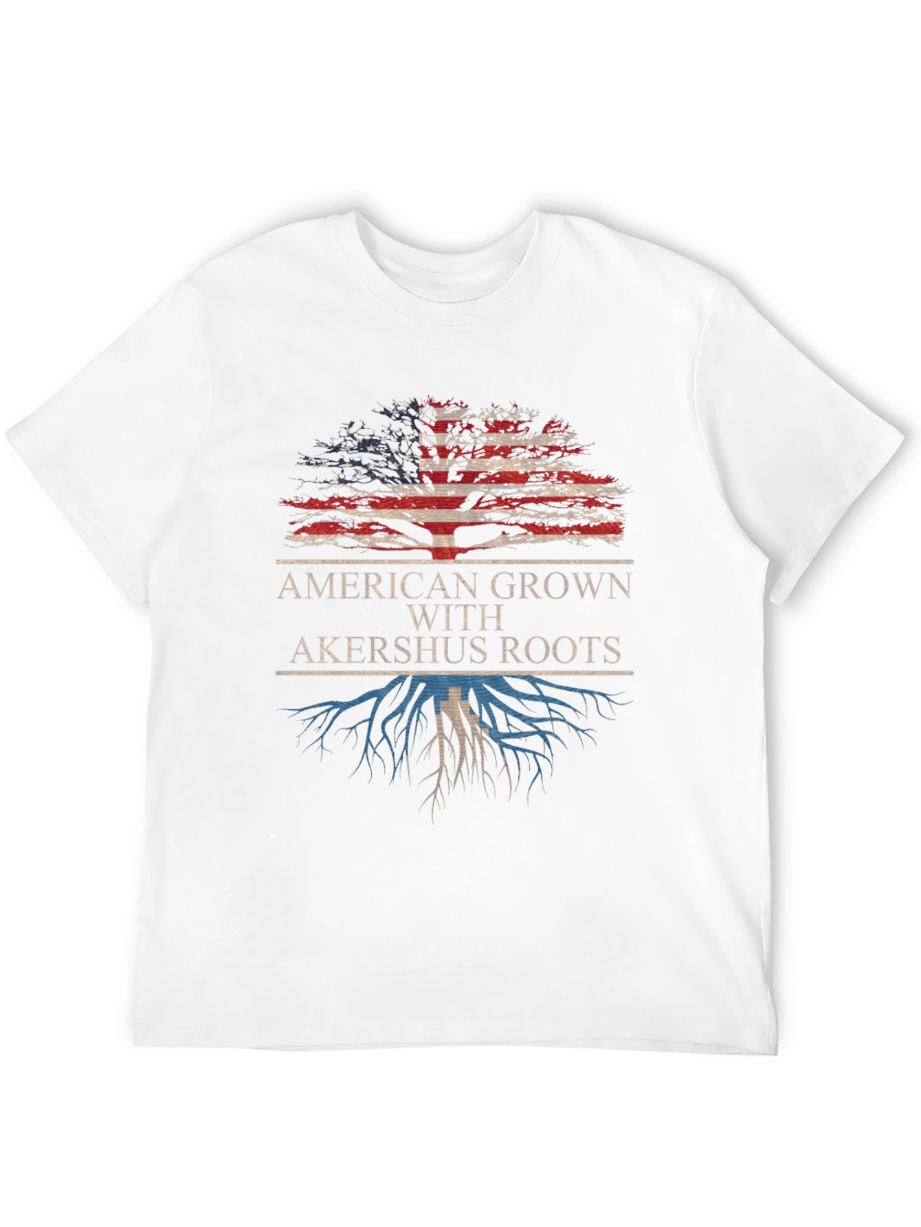 American Grown with Akershus Roots T-Shirt