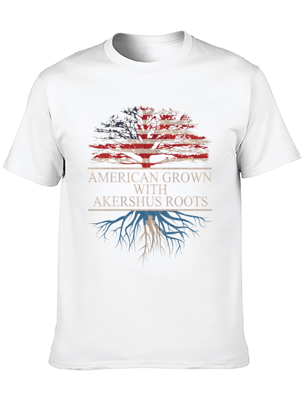 American Grown with Akershus Roots T-Shirt
