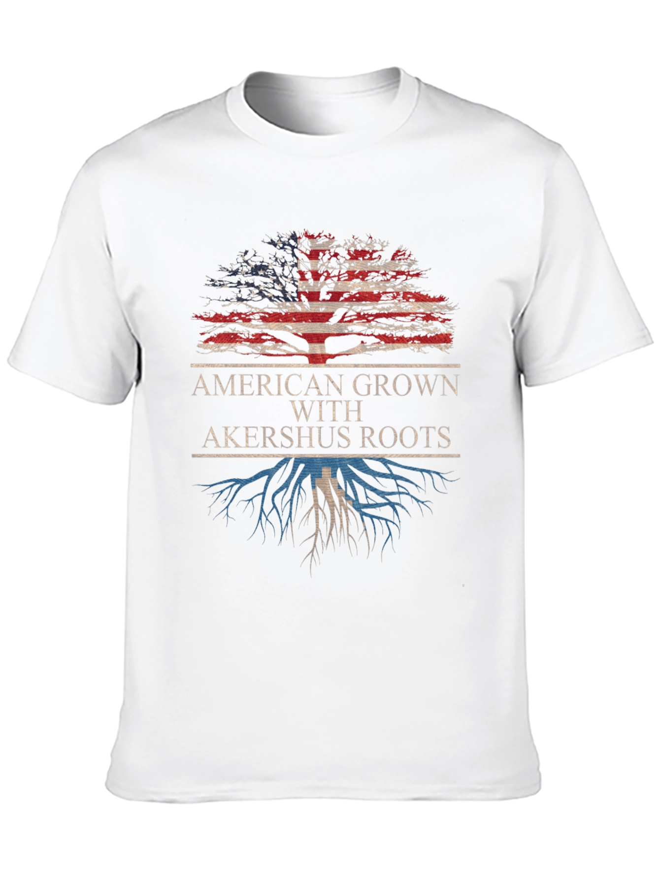 American Grown with Akershus Roots T-Shirt