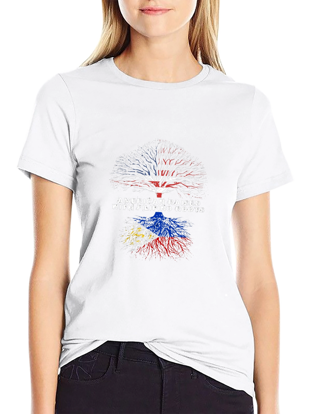 American Raised Filipino Roots T-Shirt