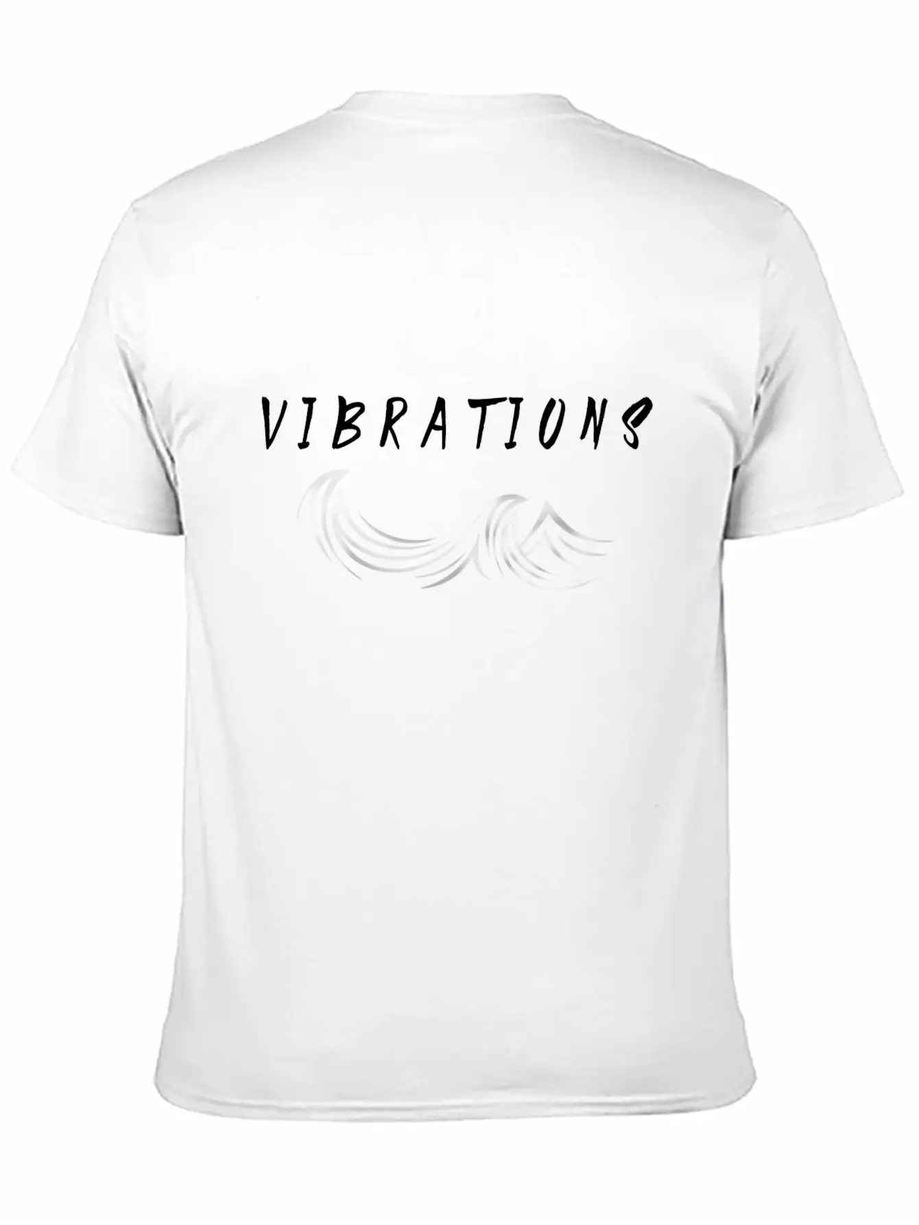 "Vibrations" Abstract Design. Stylish Everyday T-Shirt – Unisex Basic Cotton Tee
